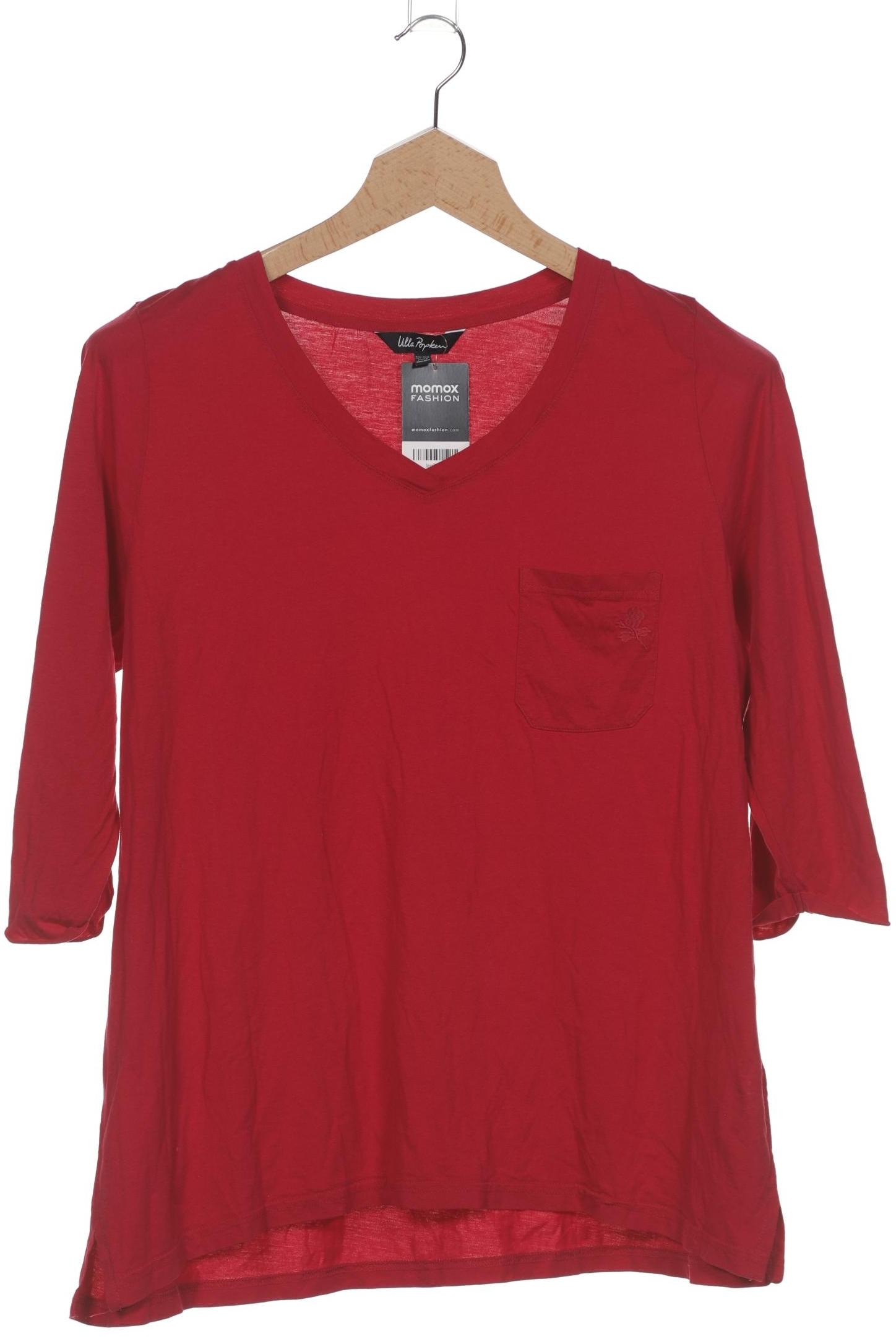 

Ulla Popken Damen Langarmshirt, bordeaux, Gr. 46