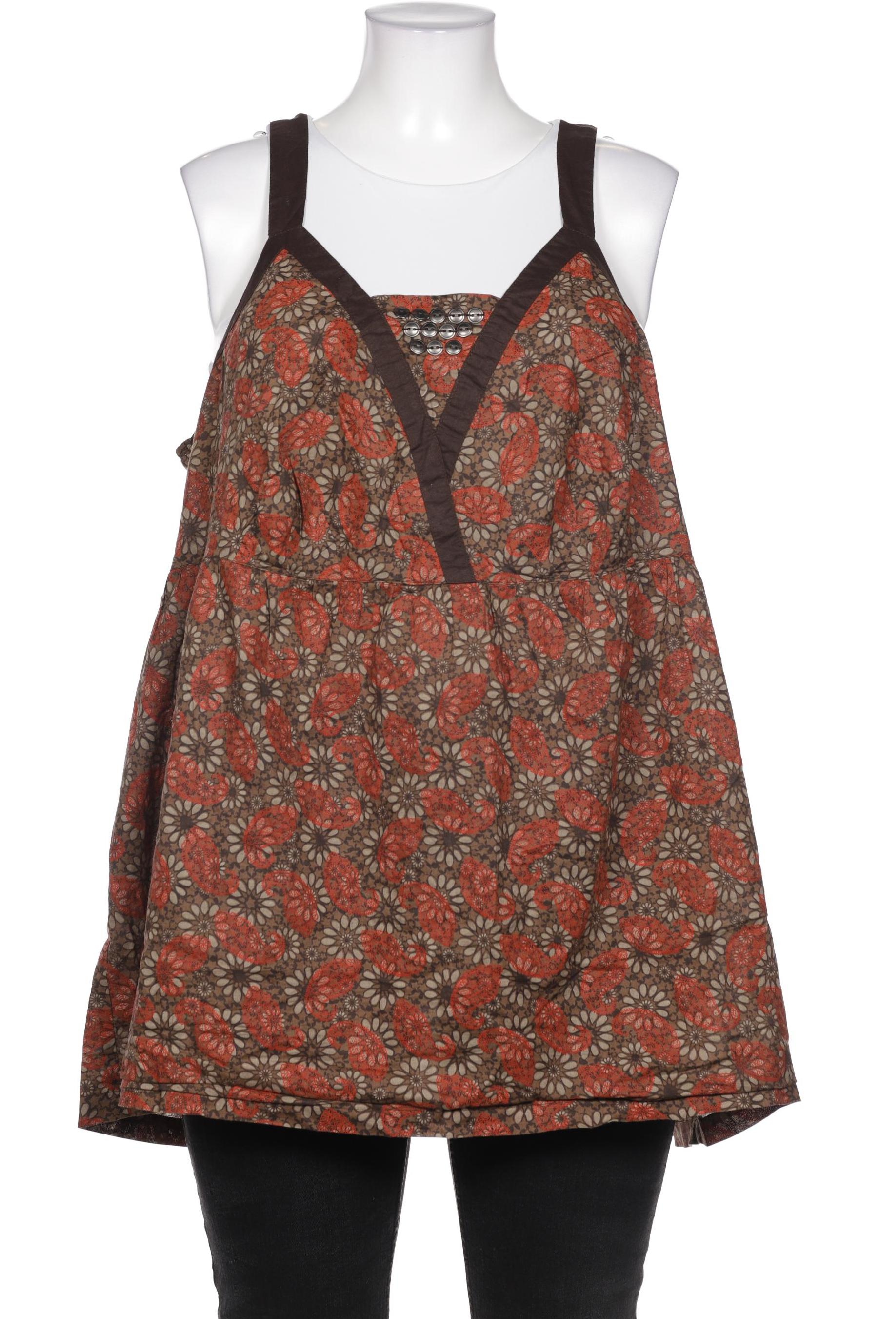 

Ulla Popken Damen Bluse, braun, Gr. 52