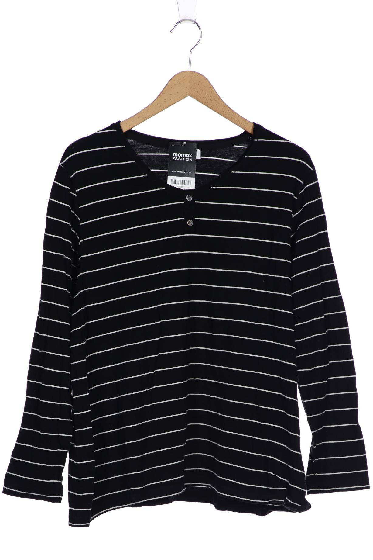 

Ulla Popken Damen Langarmshirt, schwarz, Gr. 46