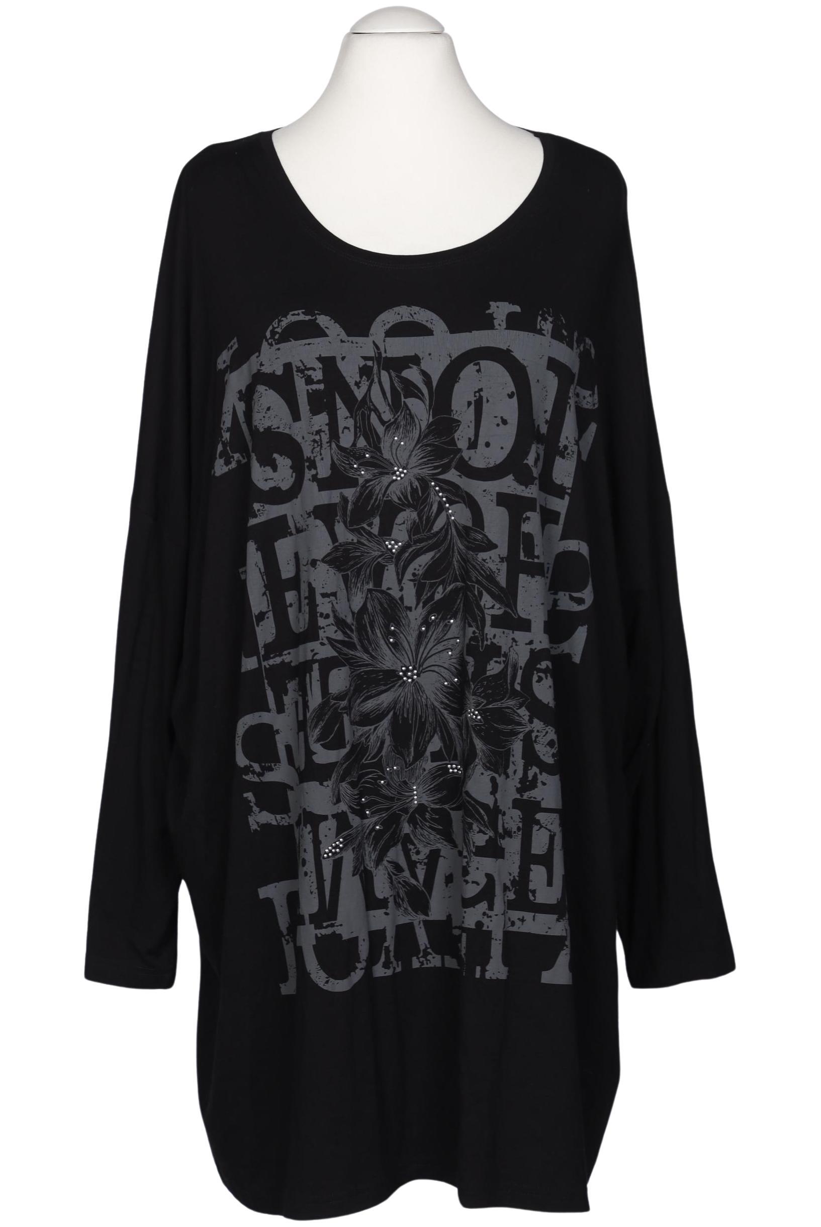 

Ulla Popken Damen Langarmshirt, schwarz, Gr. 54