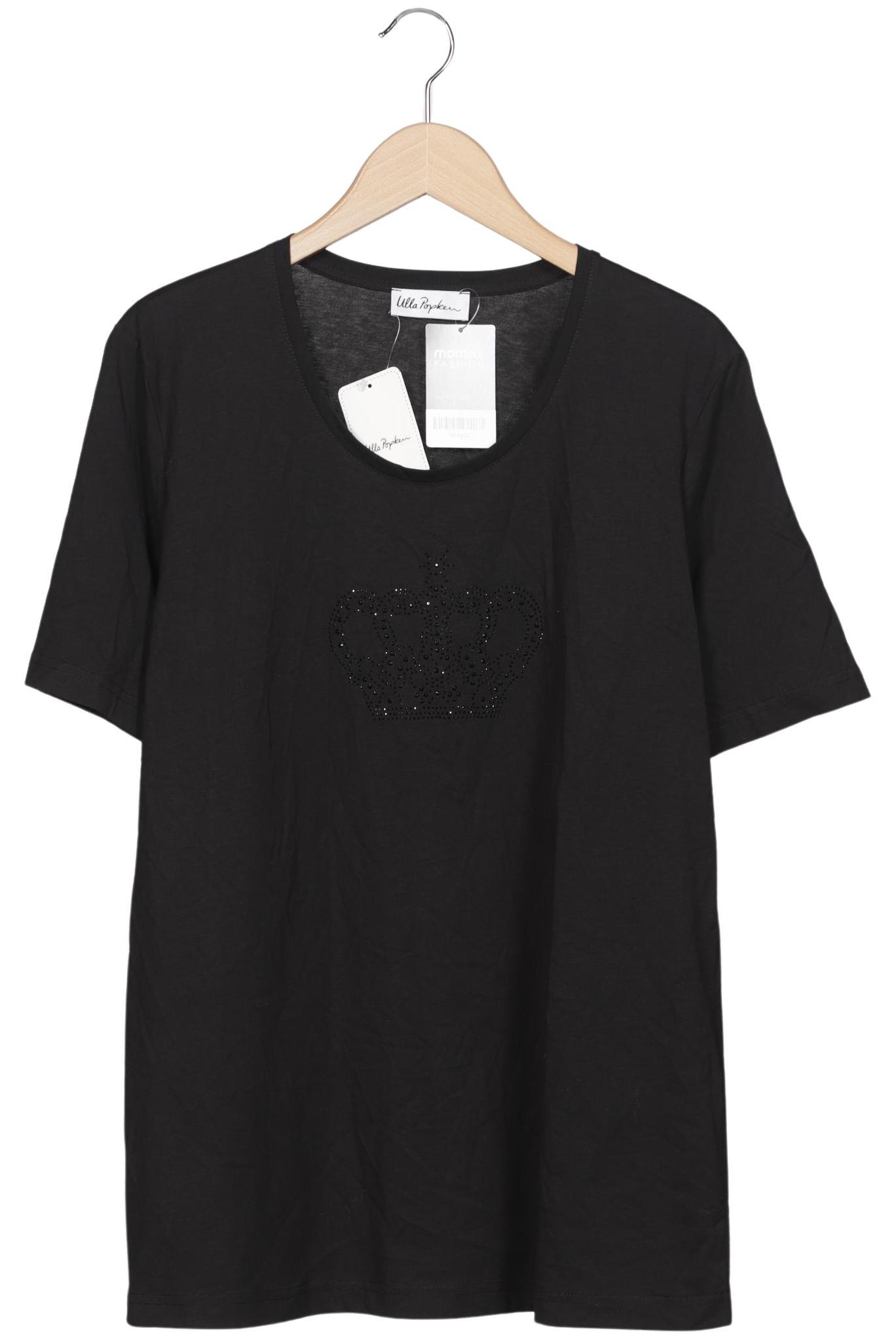 

Ulla Popken Damen T-Shirt, schwarz, Gr. 46