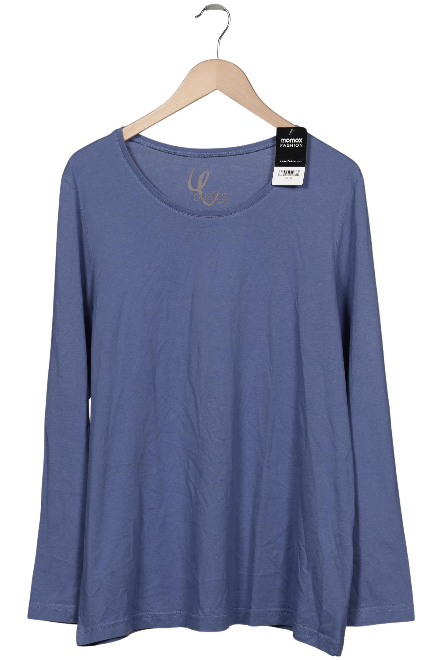 

Ulla Popken Damen Langarmshirt, blau, Gr. 46
