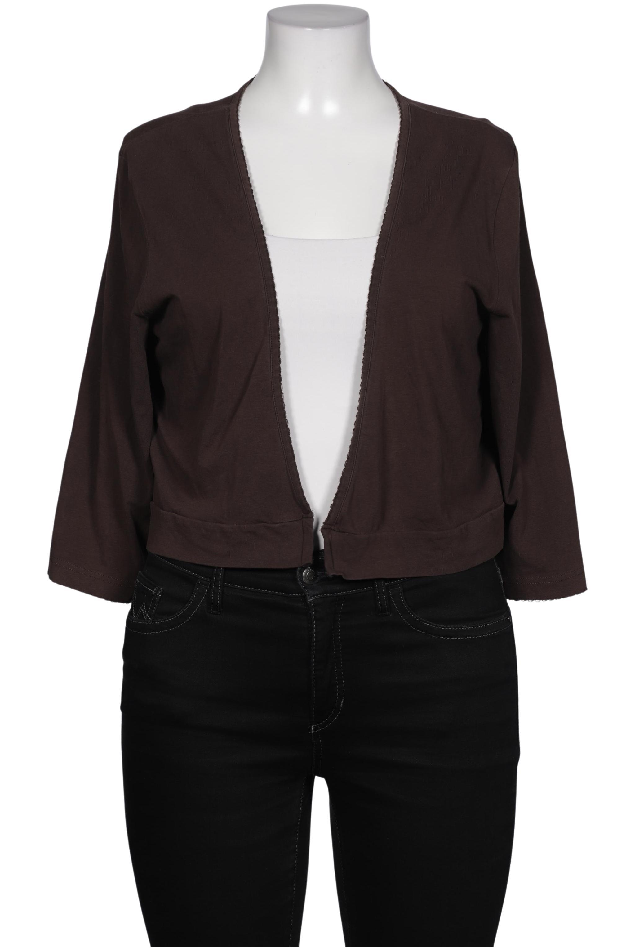 

Ulla Popken Damen Strickjacke, braun, Gr. 46