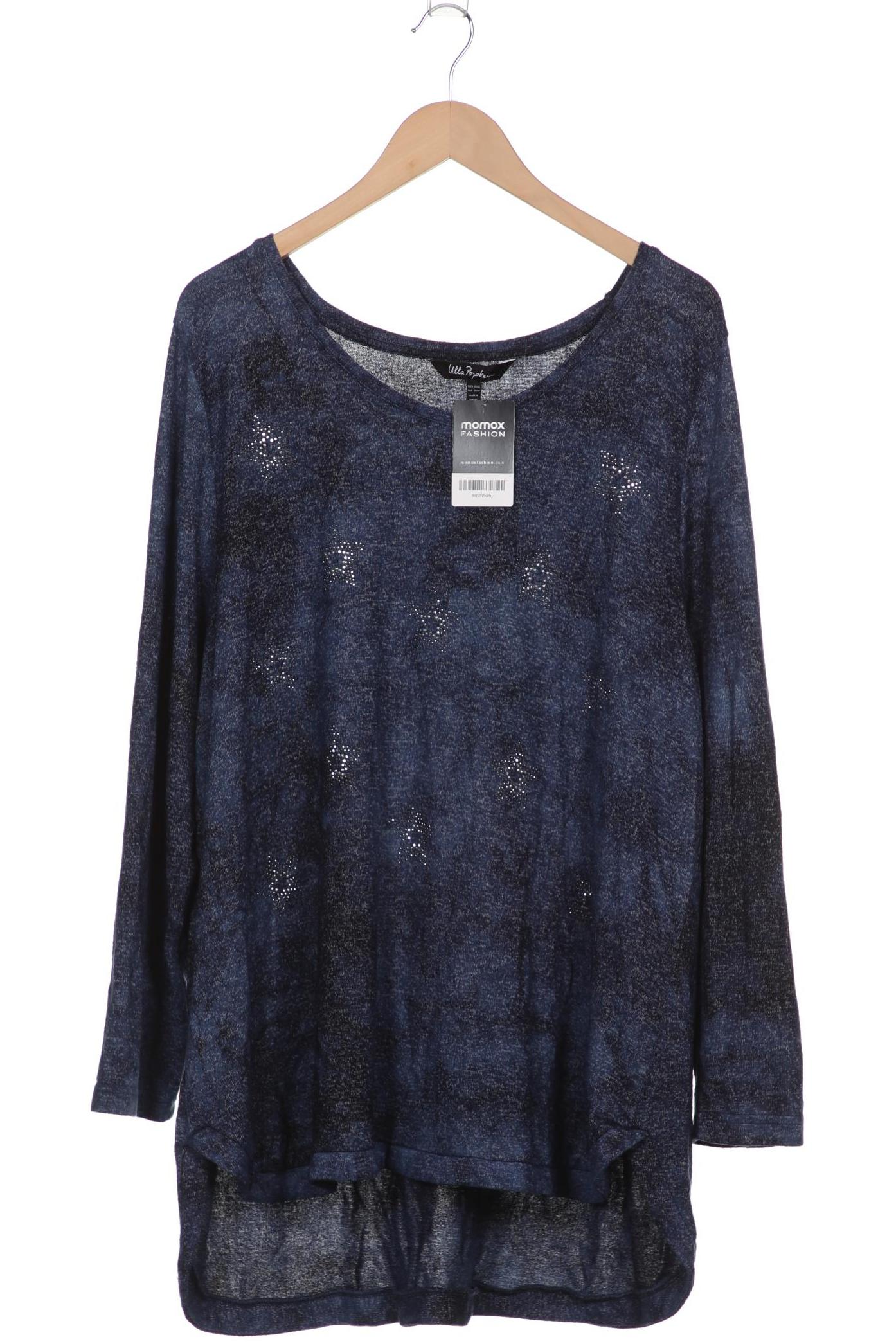 

Ulla Popken Damen Langarmshirt, blau