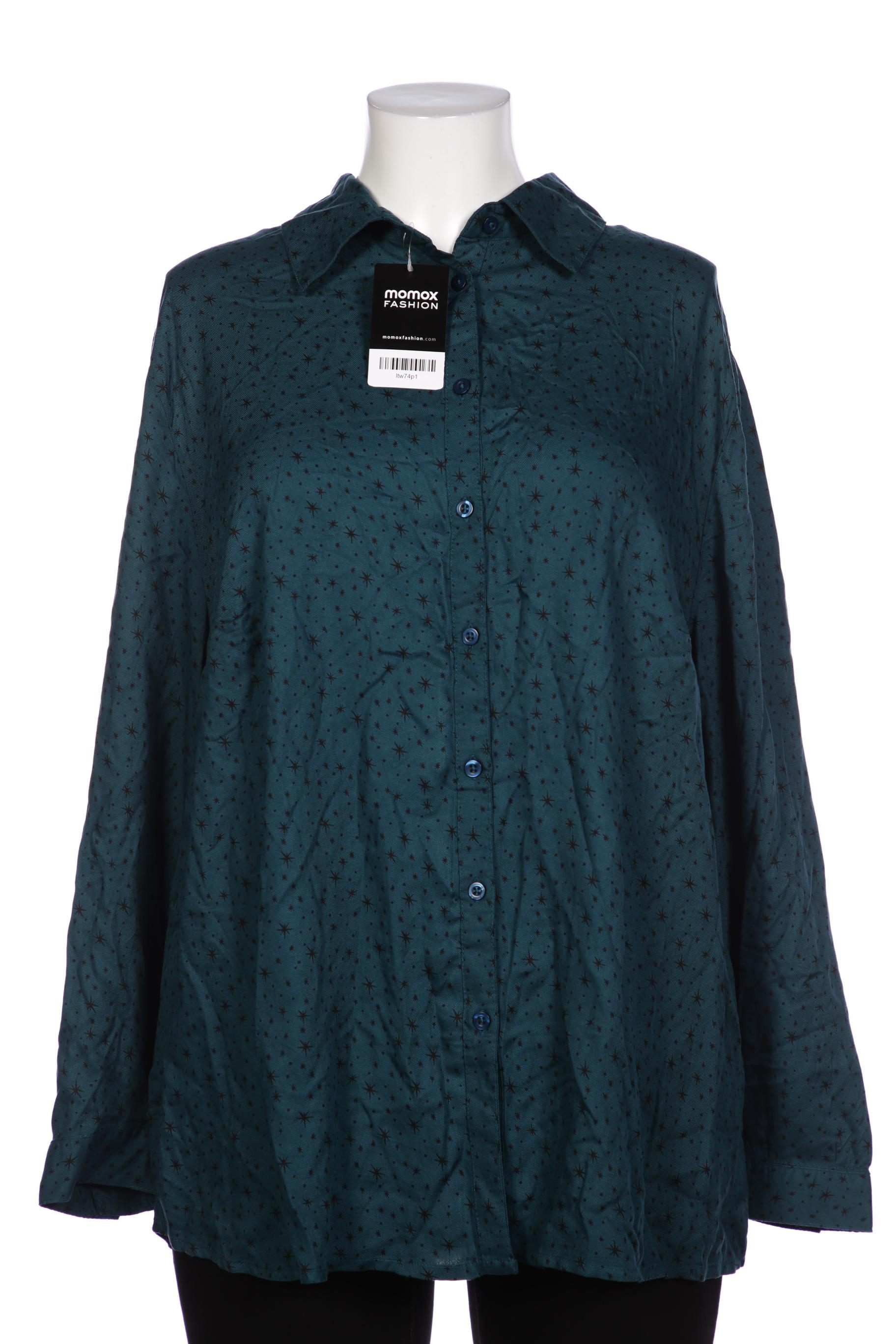 

Ulla Popken Damen Bluse, türkis, Gr. 48