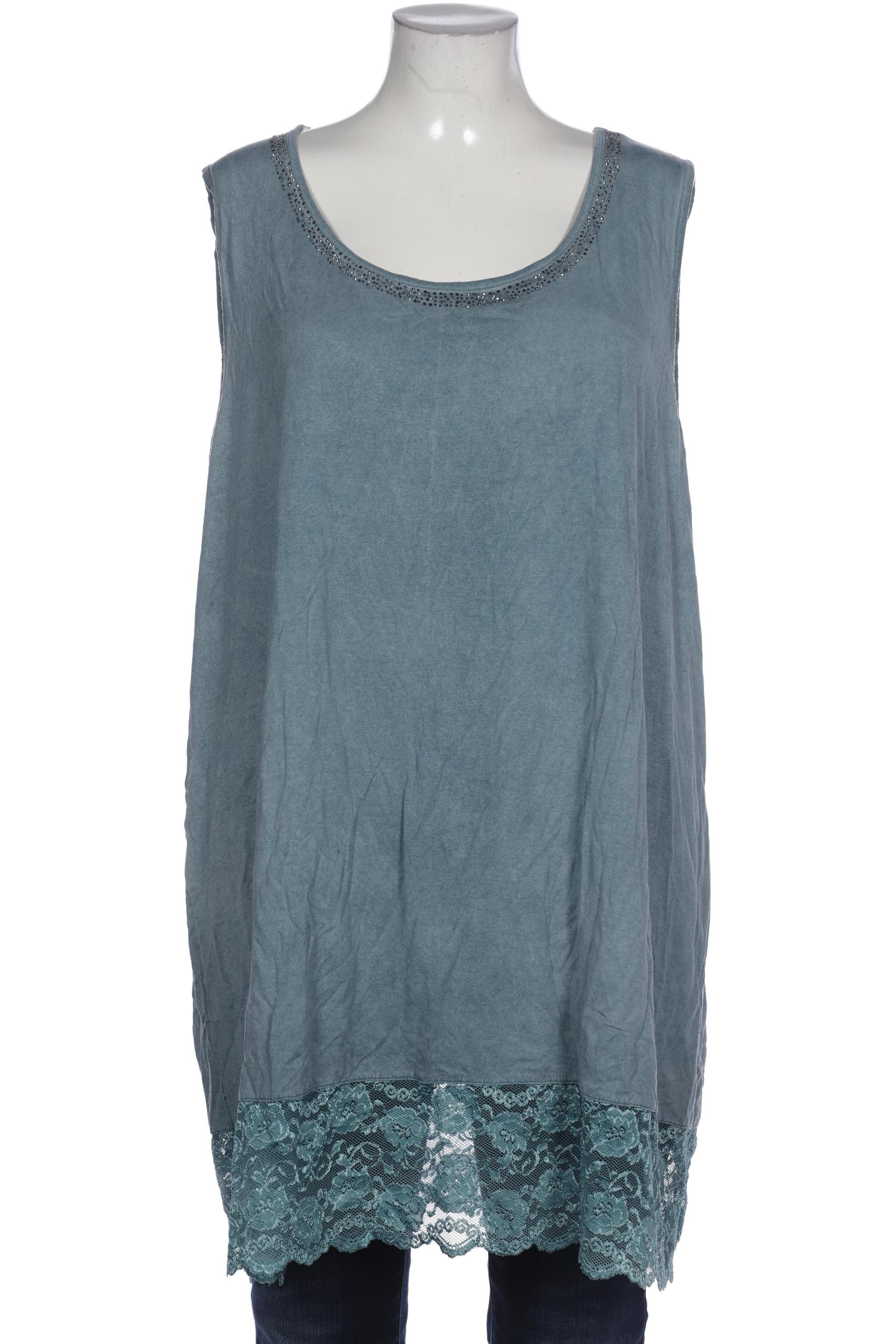 

Ulla Popken Damen Top, türkis, Gr. 48