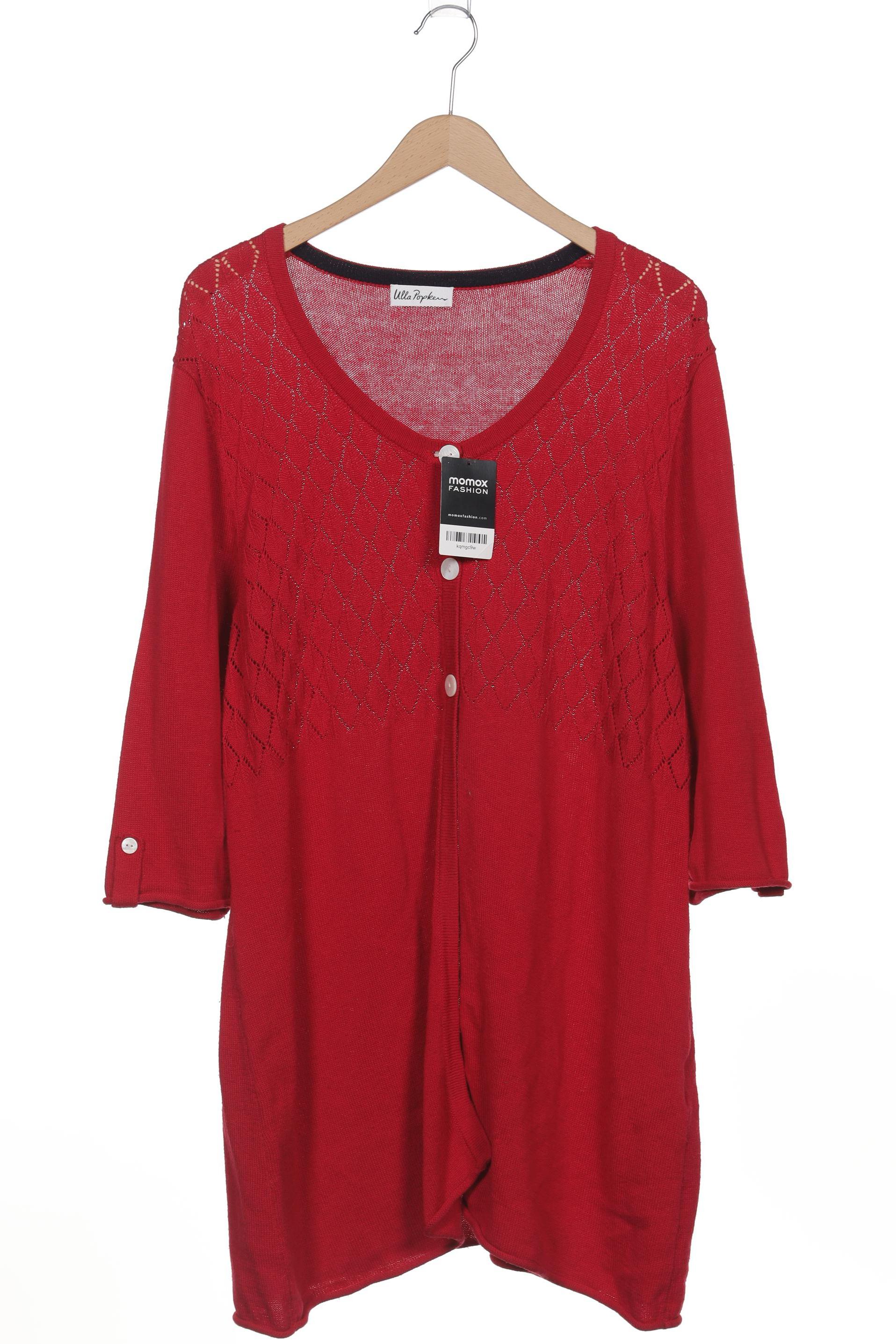 

Ulla Popken Damen Strickjacke, rot, Gr. 46