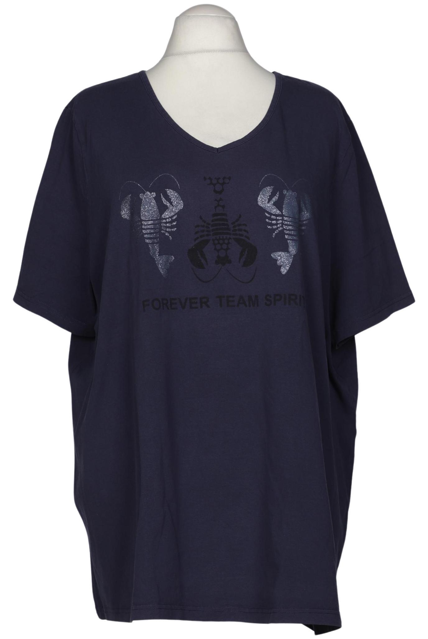 

Ulla Popken Damen T-Shirt, marineblau, Gr. 54