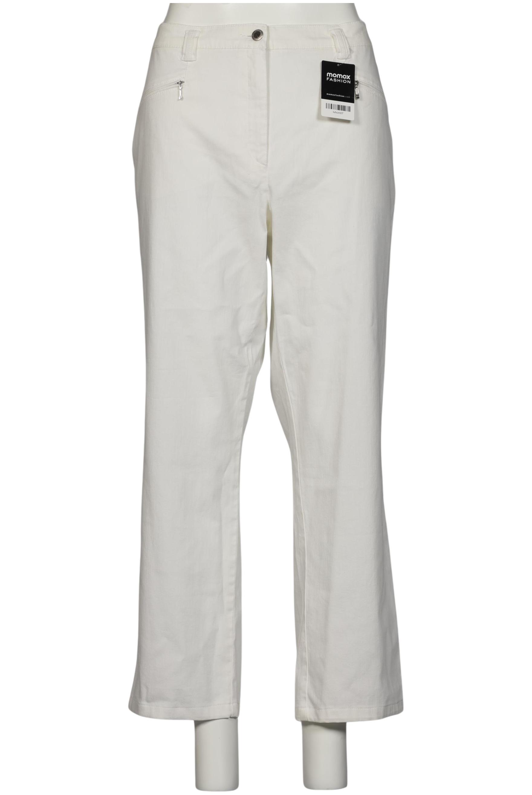 

Ulla Popken Damen Stoffhose, weiß, Gr. 24