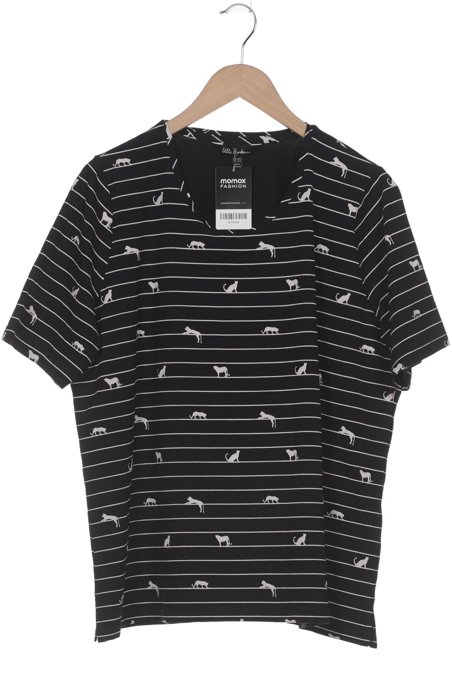 

Ulla Popken Damen T-Shirt, schwarz, Gr. 46