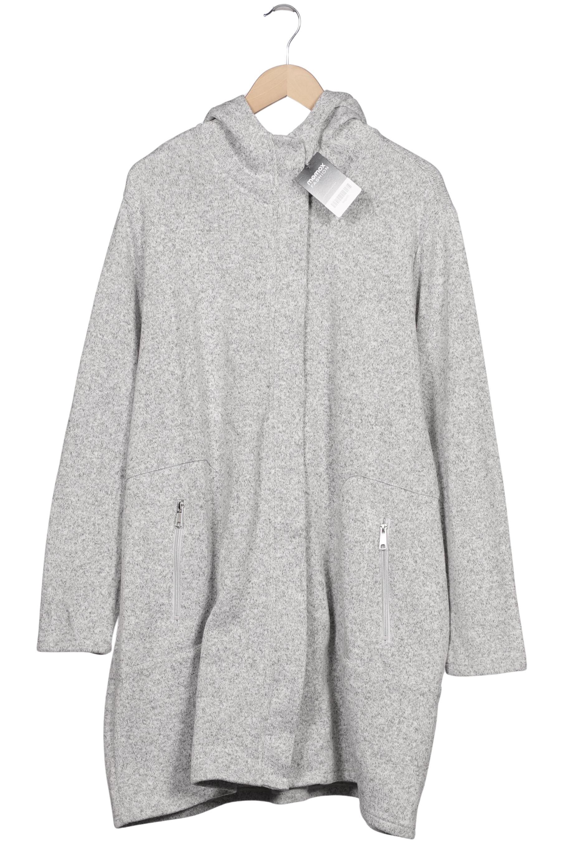 

Ulla Popken Damen Strickjacke, grau, Gr. 48