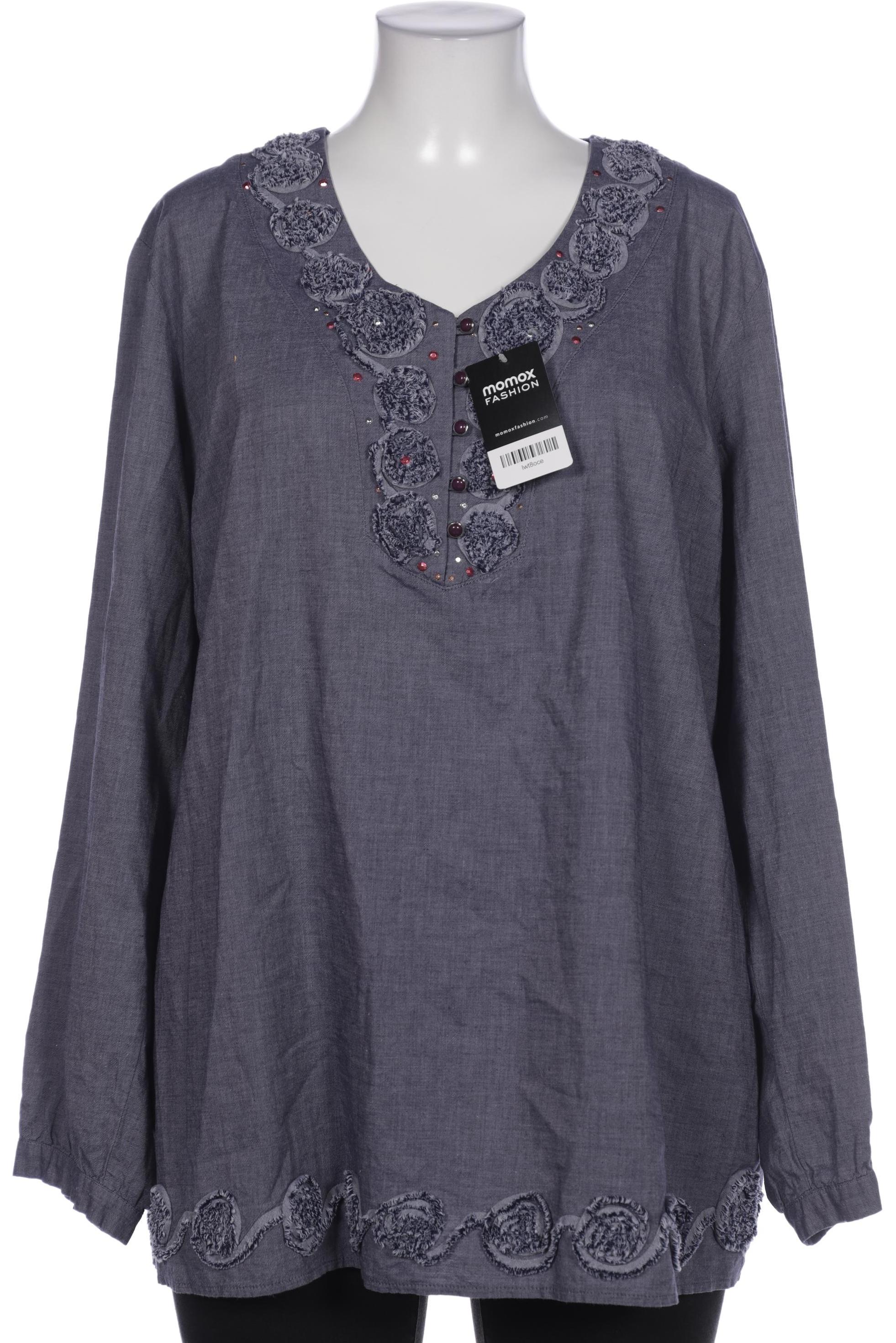 

Ulla Popken Damen Bluse, blau, Gr. 46