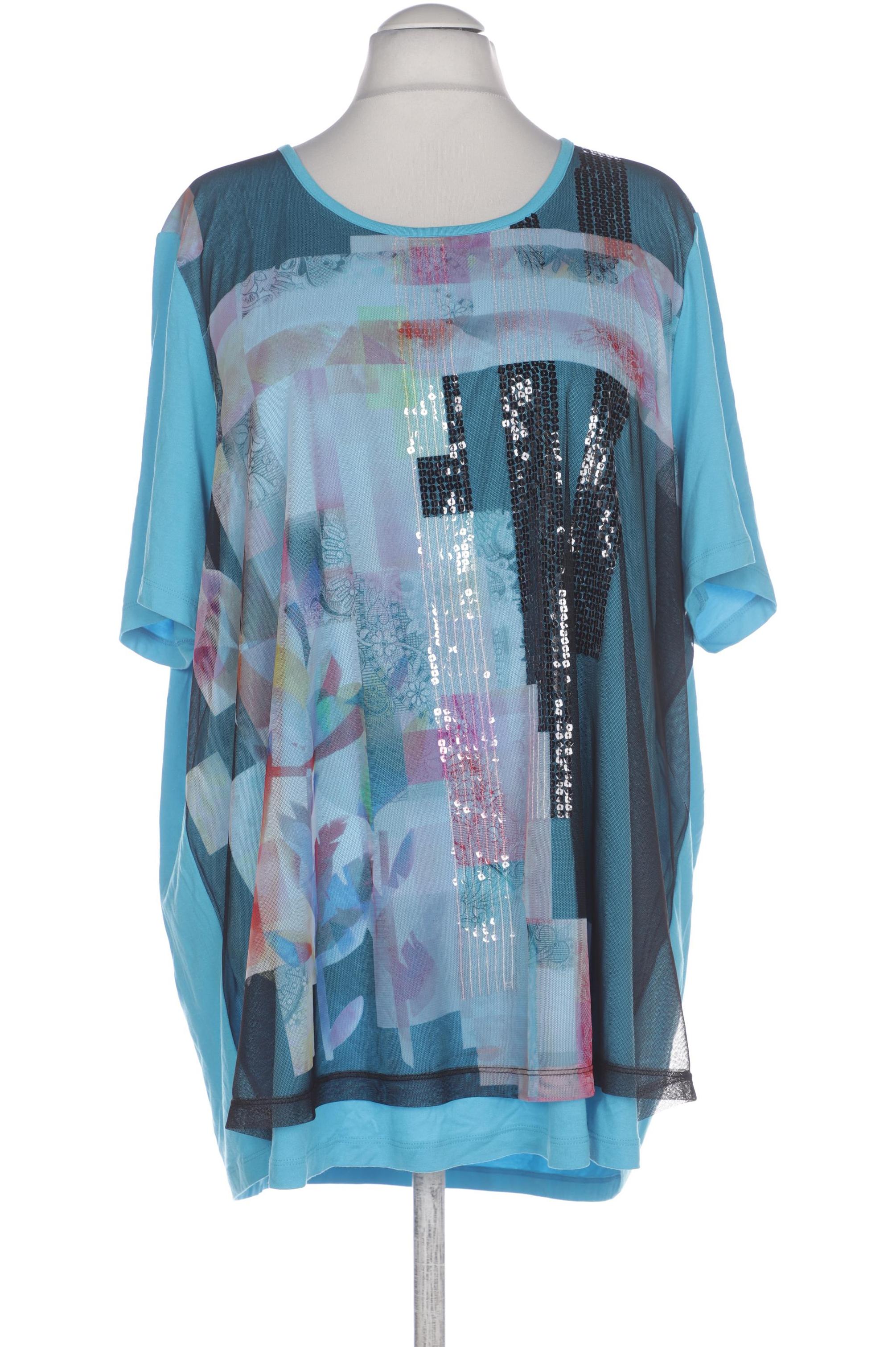 

Ulla Popken Damen T-Shirt, blau, Gr. 54