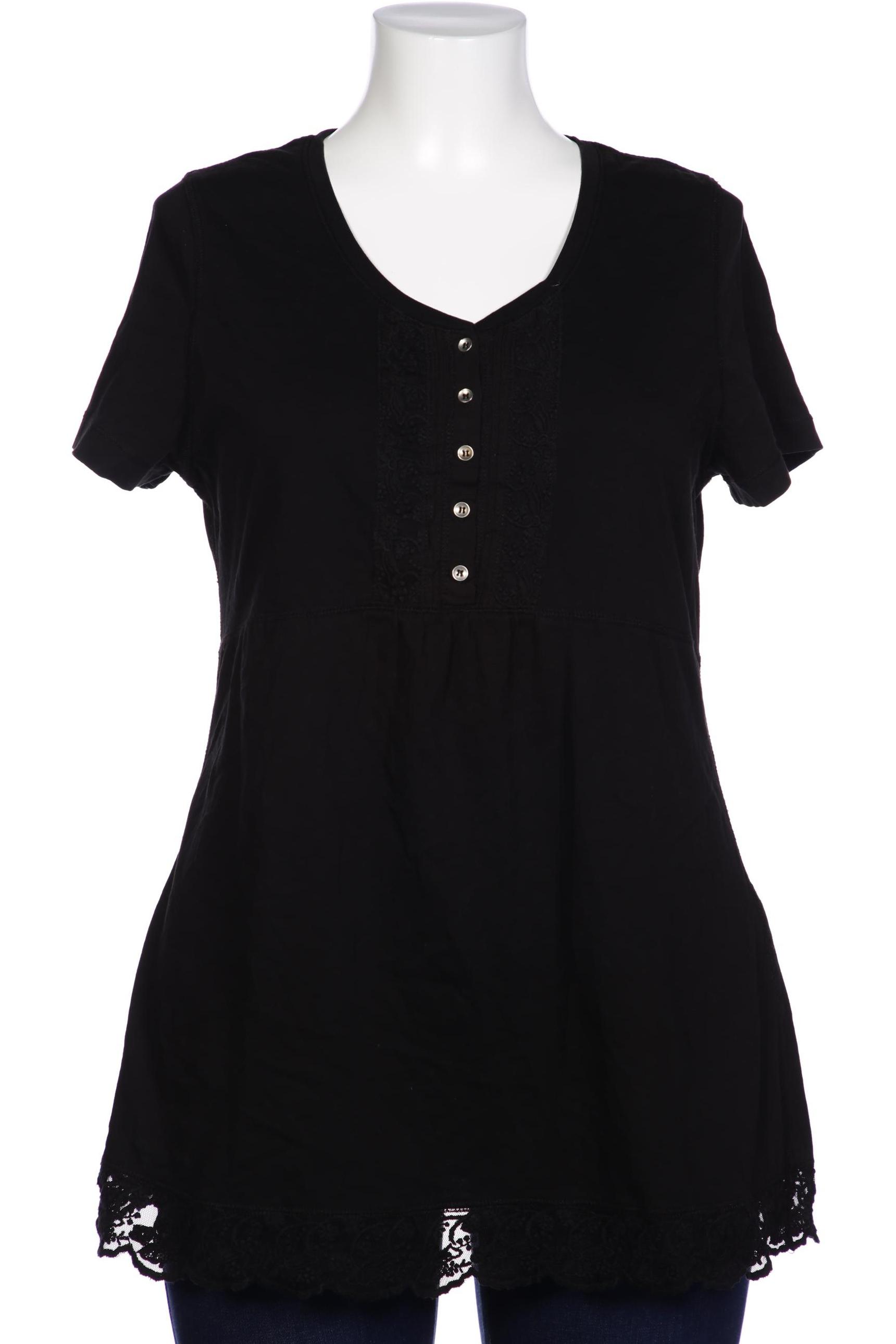 

Ulla Popken Damen T-Shirt, schwarz