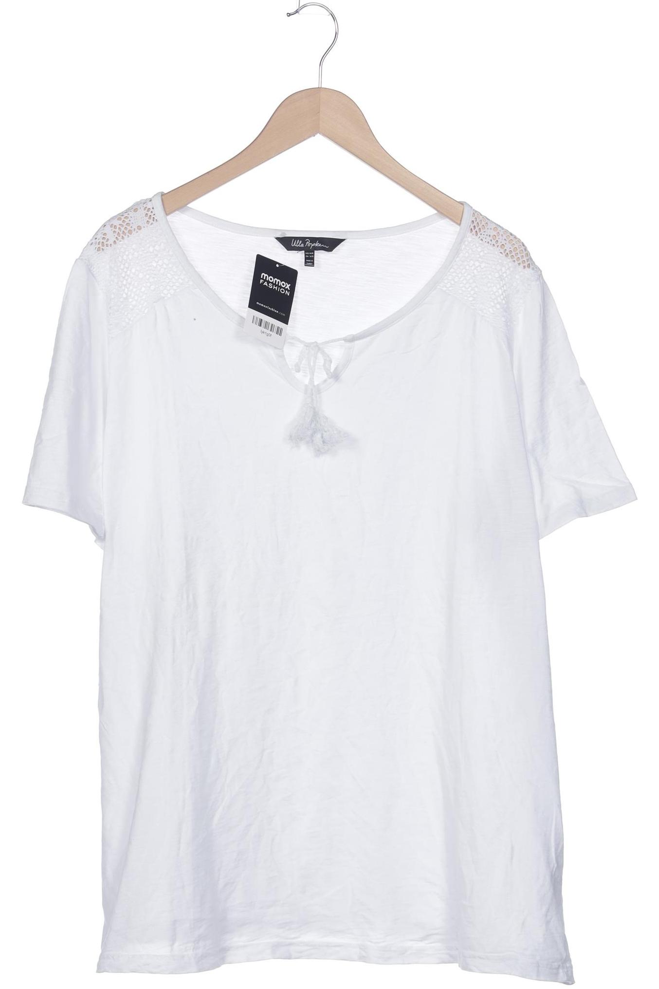 

Ulla Popken Damen T-Shirt, weiß, Gr. 46