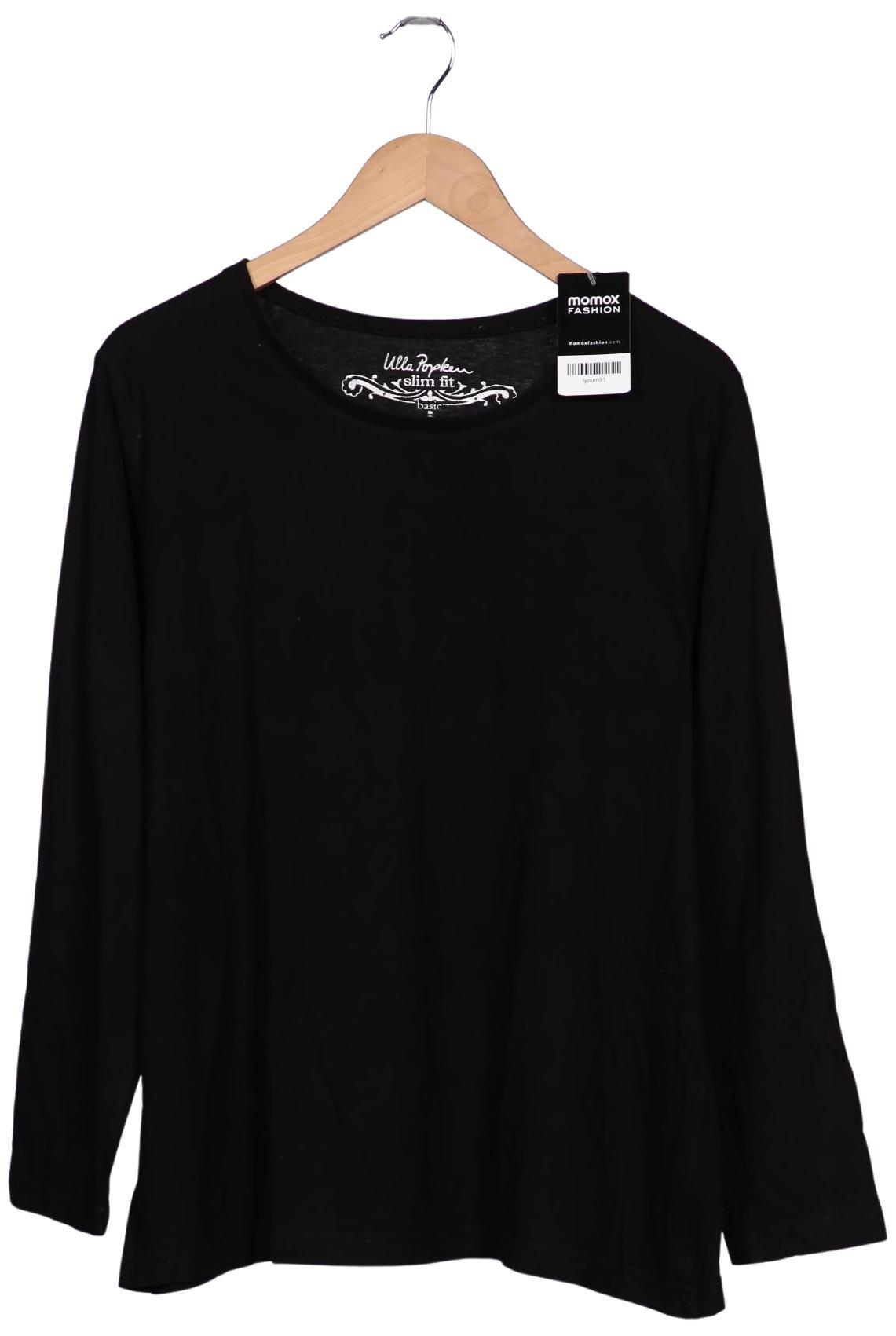 

Ulla Popken Damen Langarmshirt, schwarz, Gr. 46