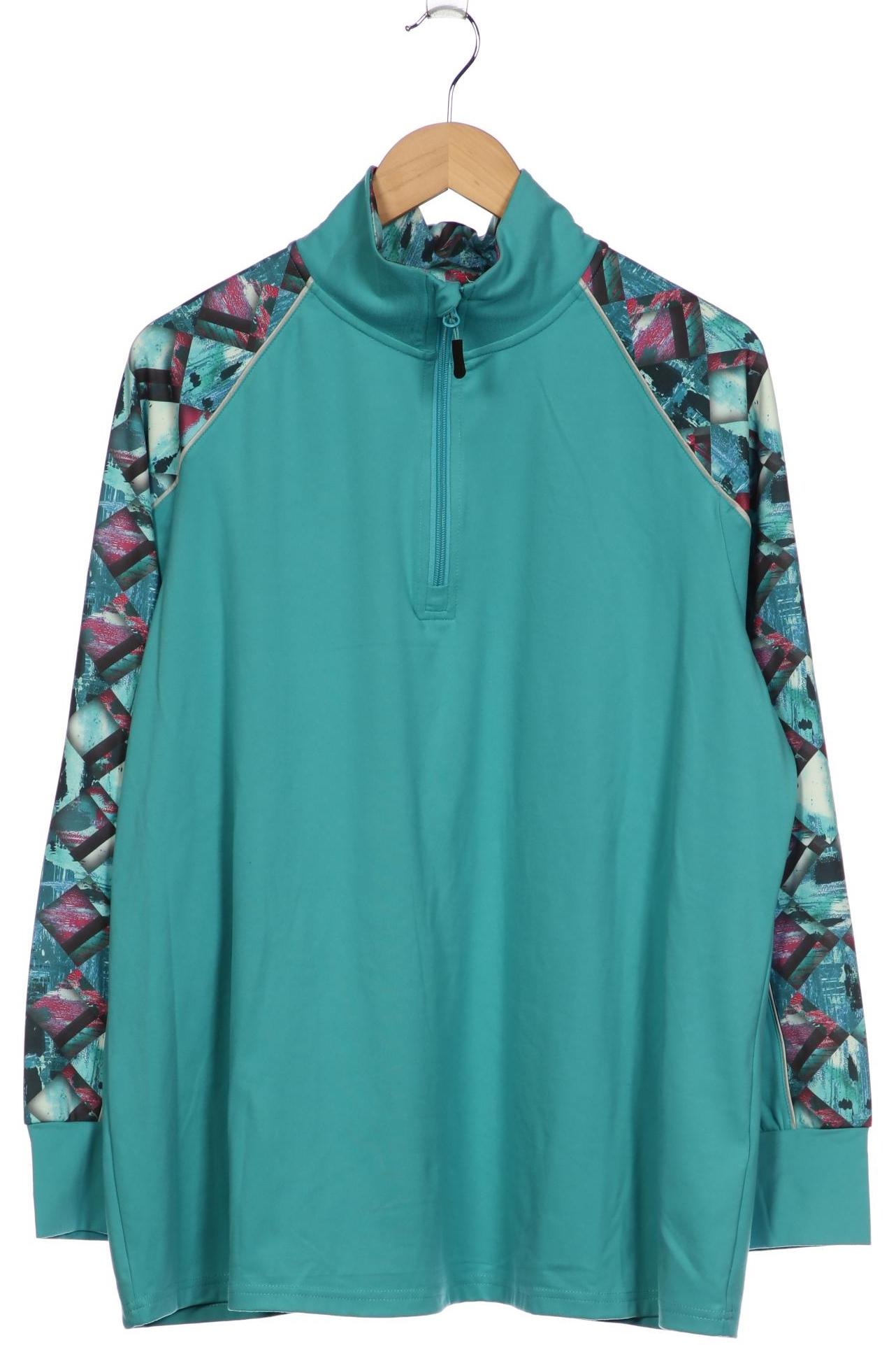 

Ulla Popken Damen Sweatshirt, türkis, Gr. 50