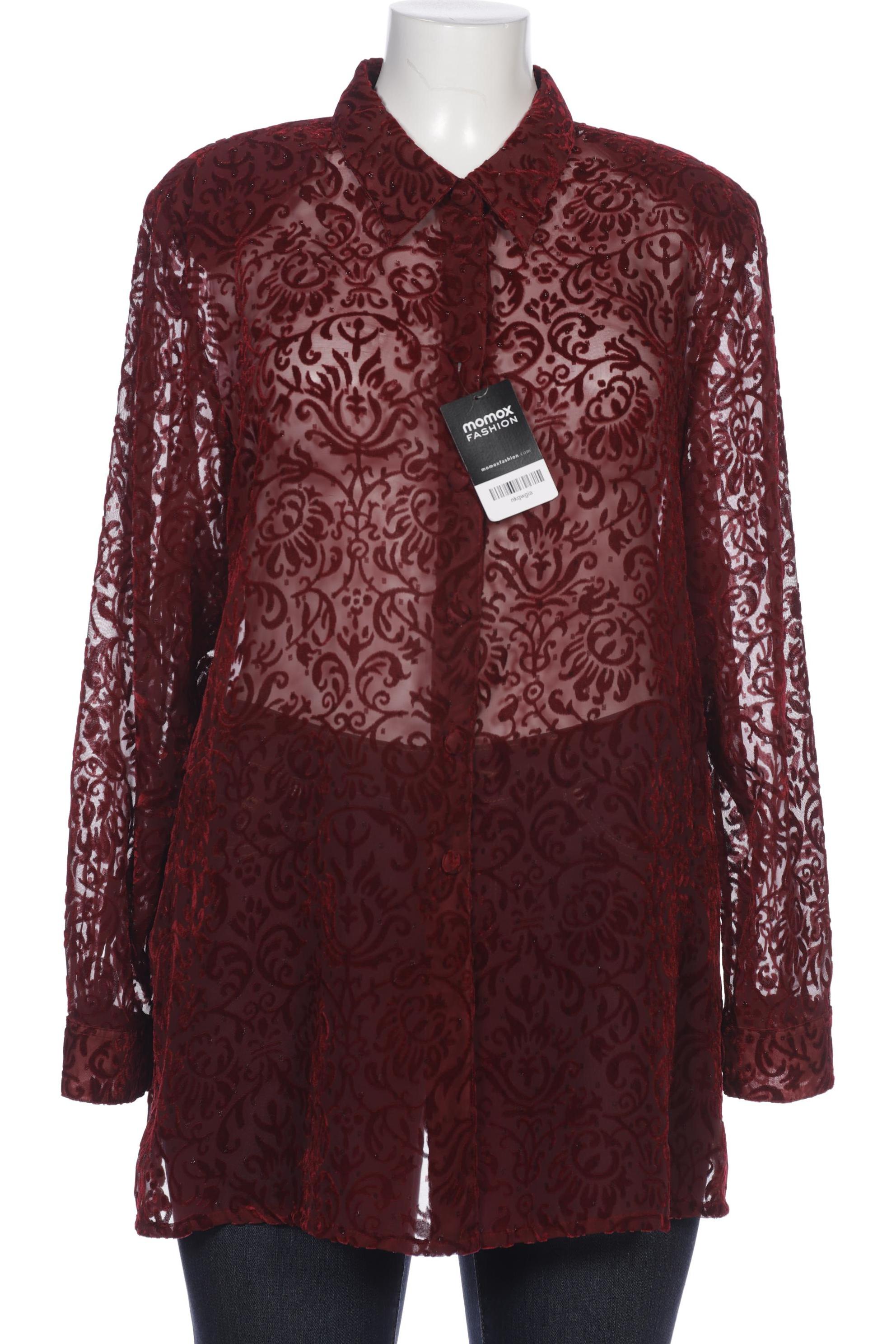 

Ulla Popken Damen Bluse, bordeaux, Gr. 46