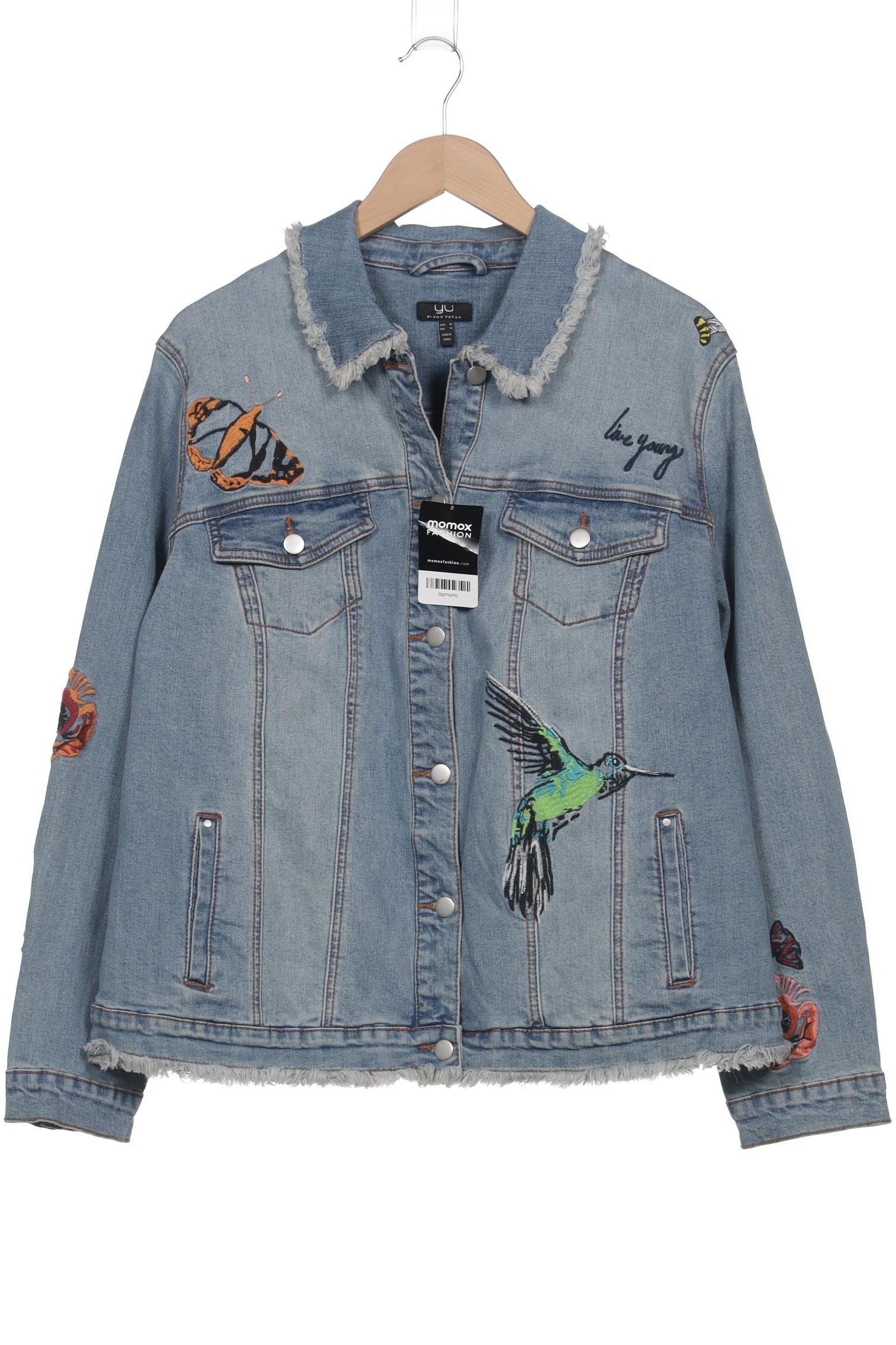 

Ulla Popken Damen Jacke, blau, Gr. 46