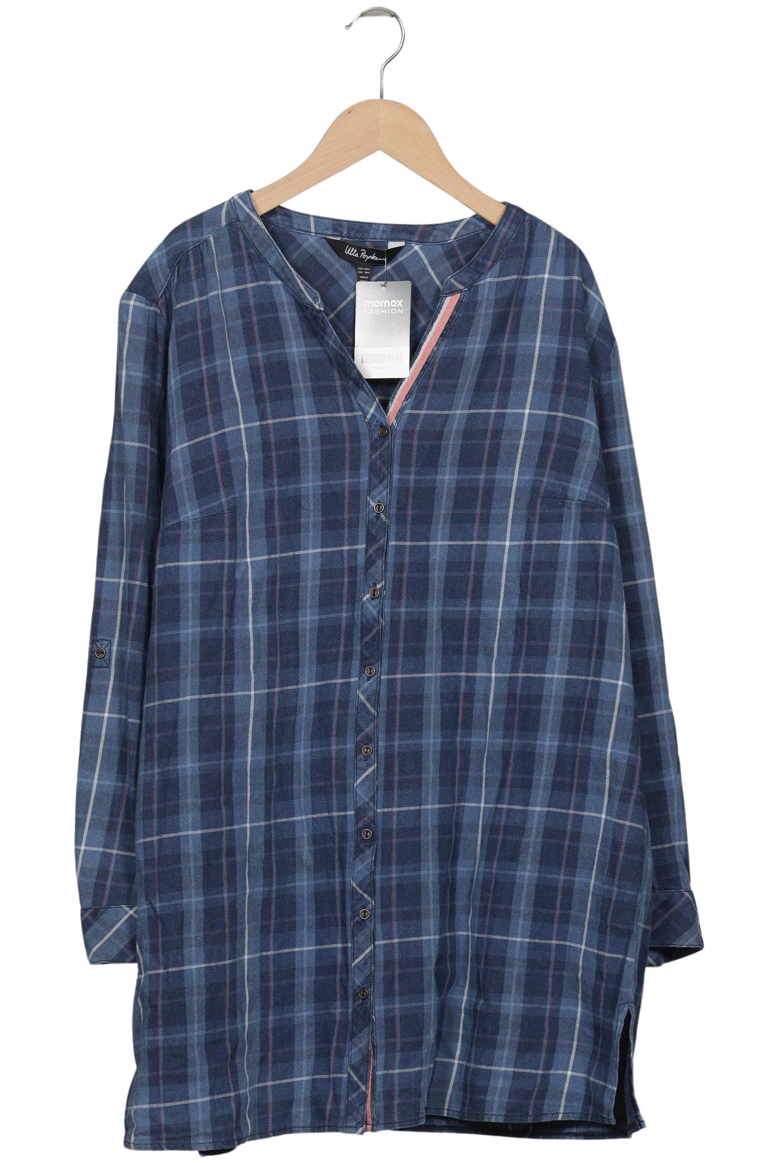

Ulla Popken Damen Bluse, blau, Gr. 42