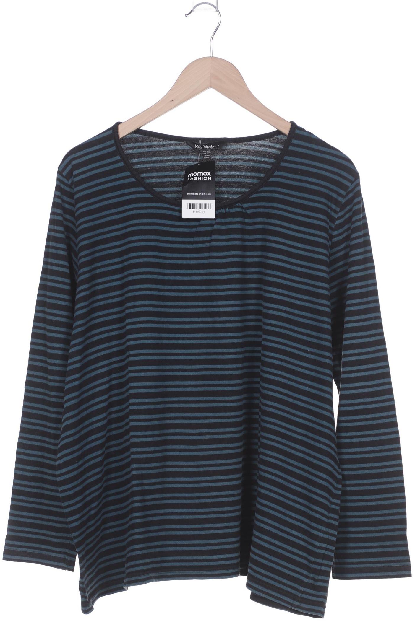 

Ulla Popken Damen Langarmshirt, türkis, Gr. 50
