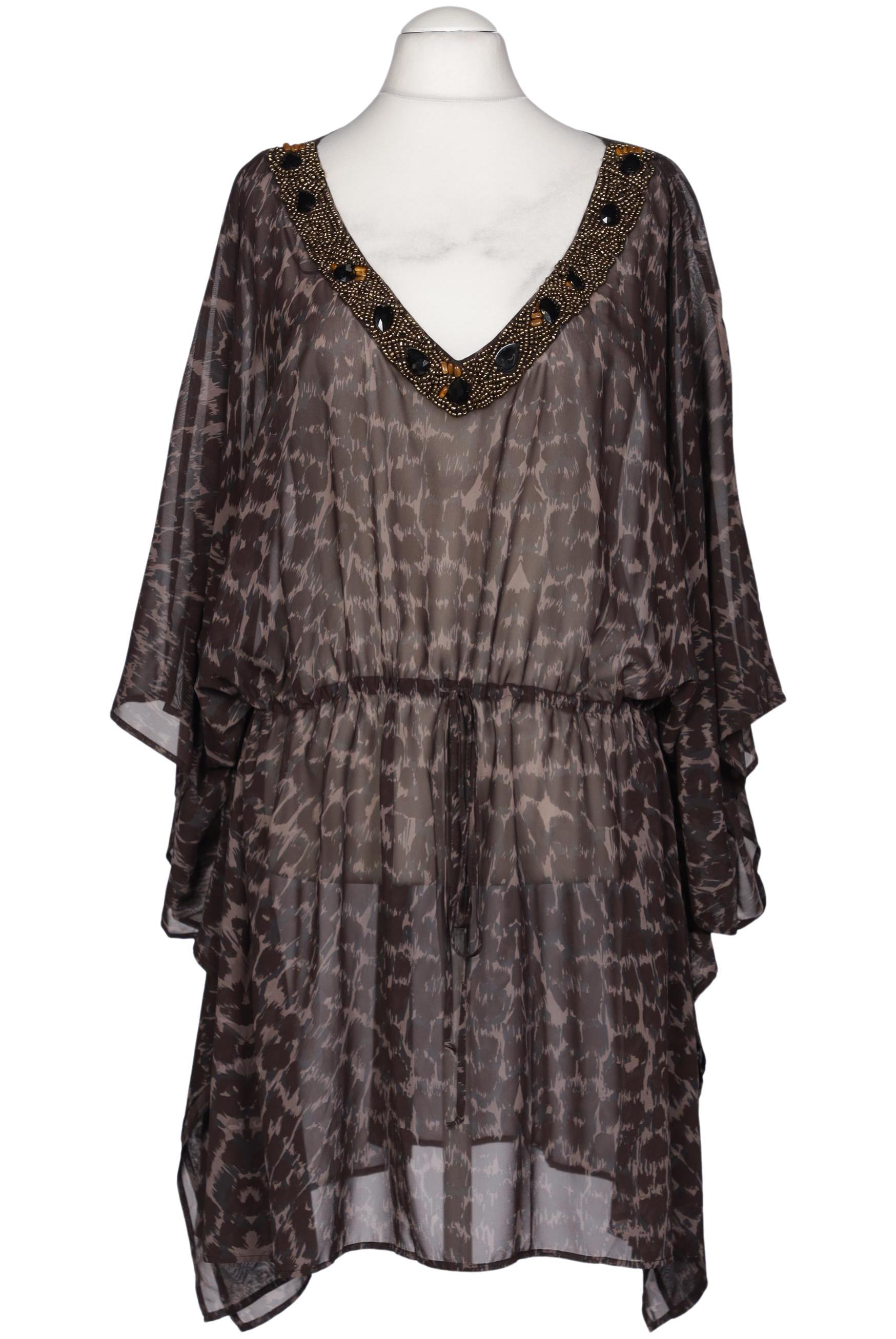 

Ulla Popken Damen Bluse, braun, Gr. 56