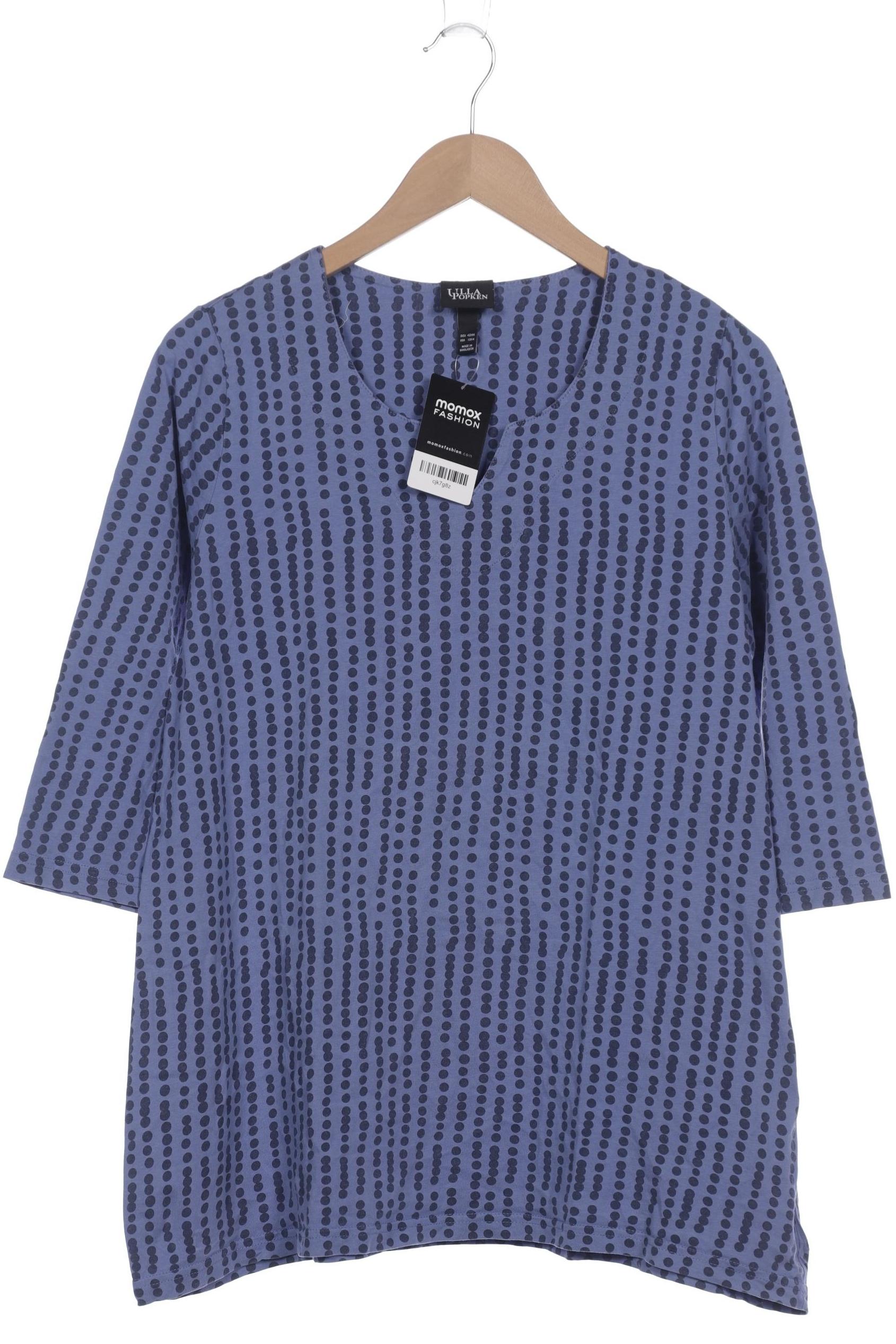 

Ulla Popken Damen Langarmshirt, blau, Gr. 42