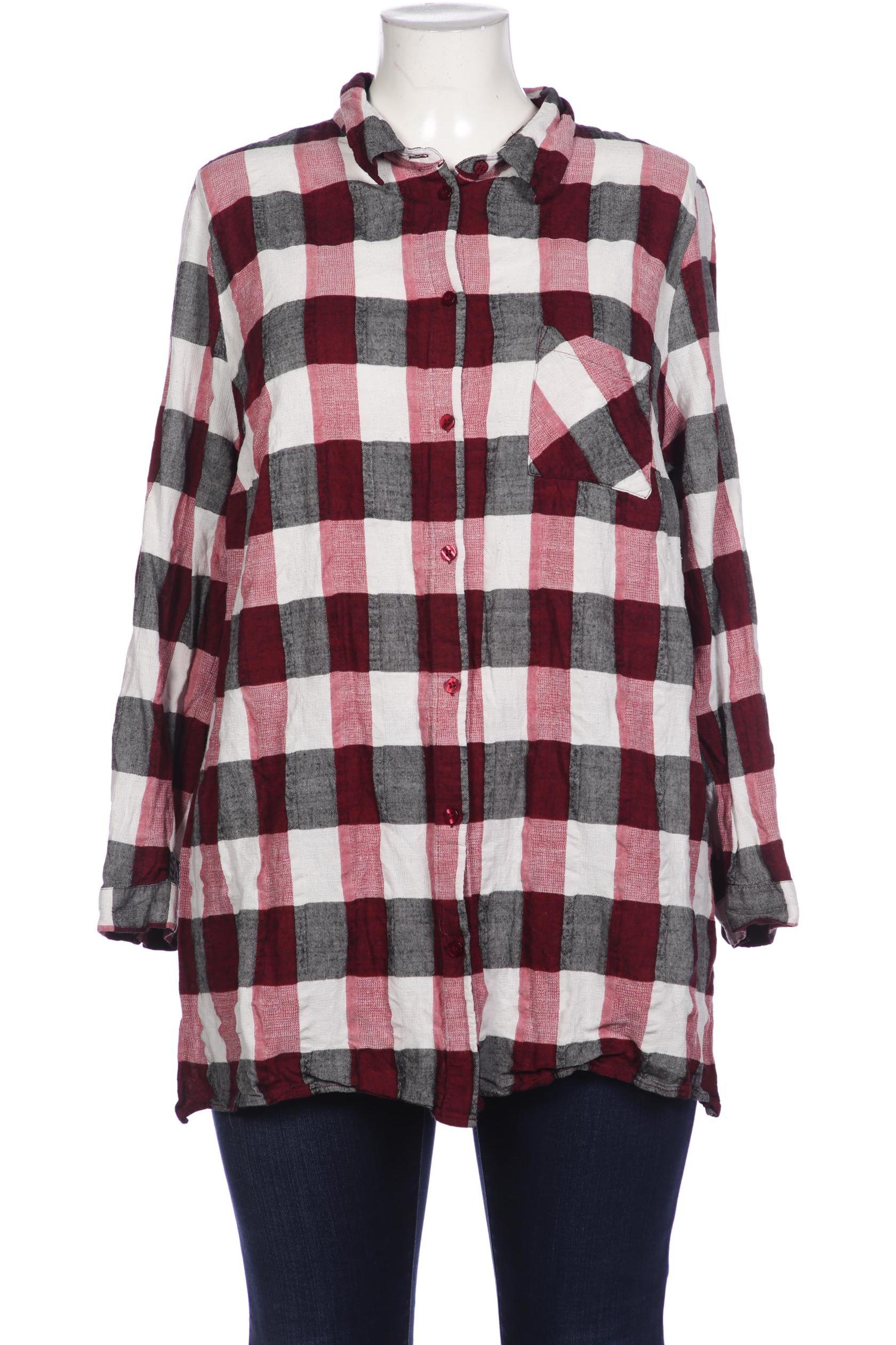 

Ulla Popken Damen Bluse, bordeaux, Gr. 50