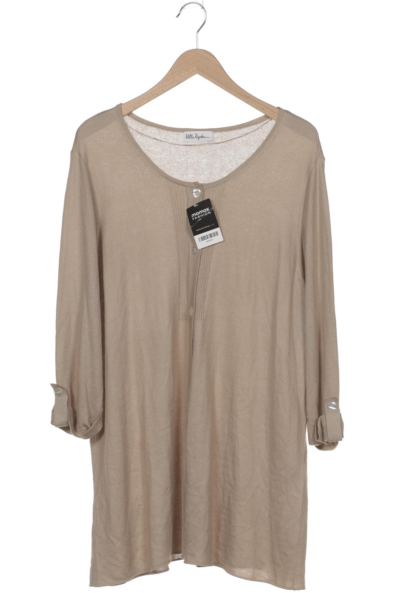 

Ulla Popken Damen Strickjacke, beige, Gr. 50