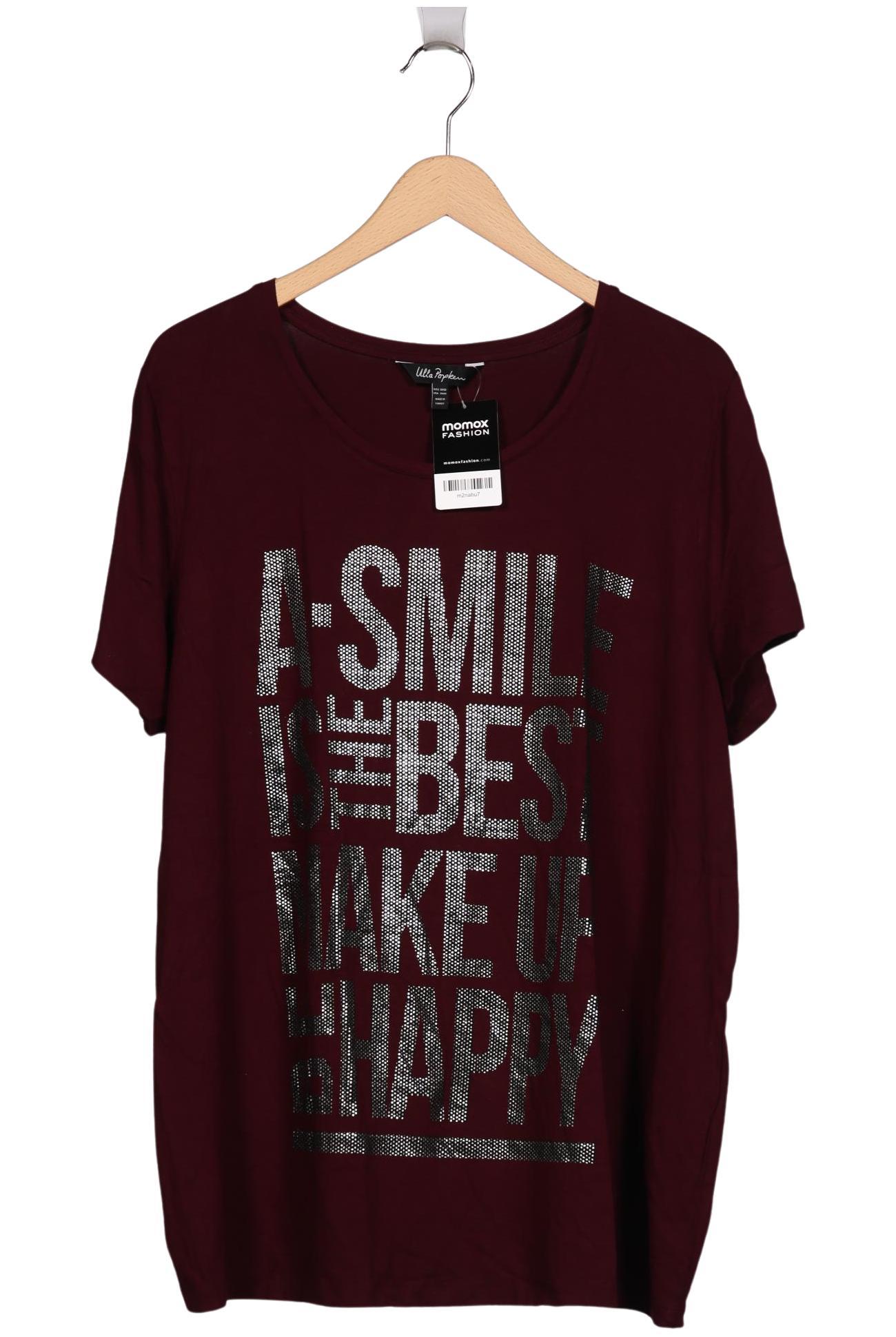 

Ulla Popken Damen T-Shirt, bordeaux, Gr. 50