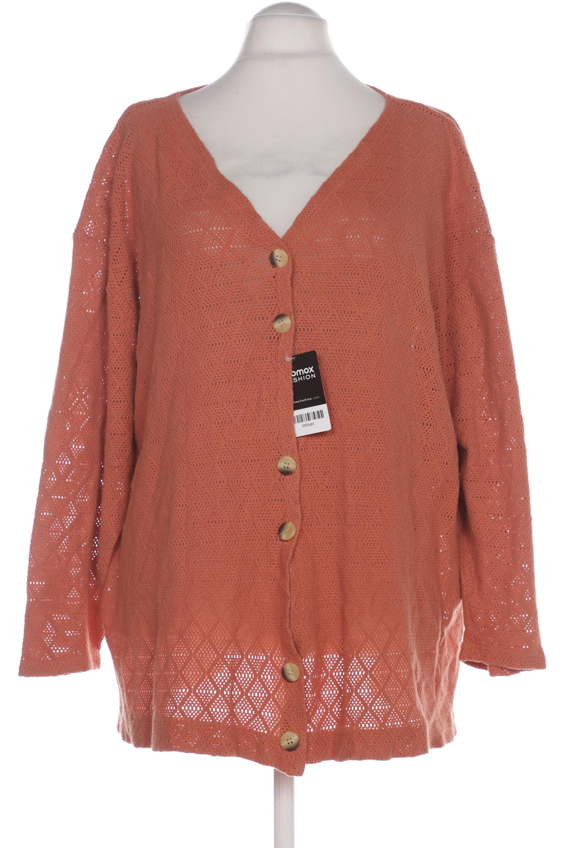 

Ulla Popken Damen Strickjacke, orange, Gr. 54