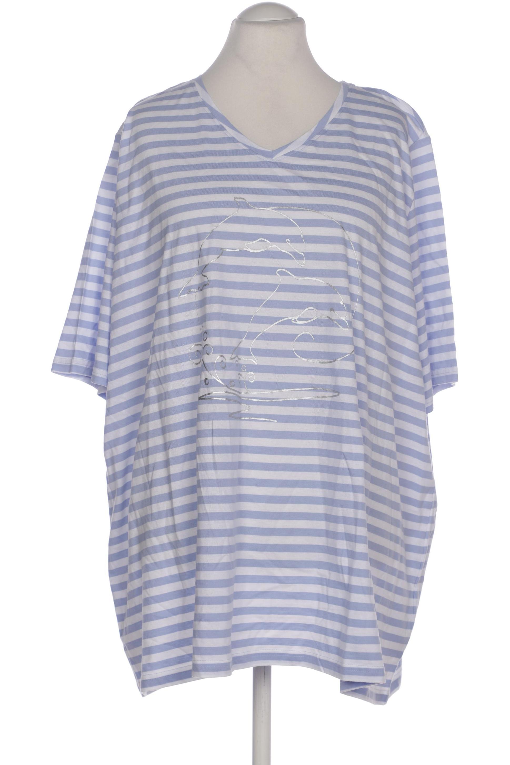 

Ulla Popken Damen T-Shirt, blau, Gr. 58