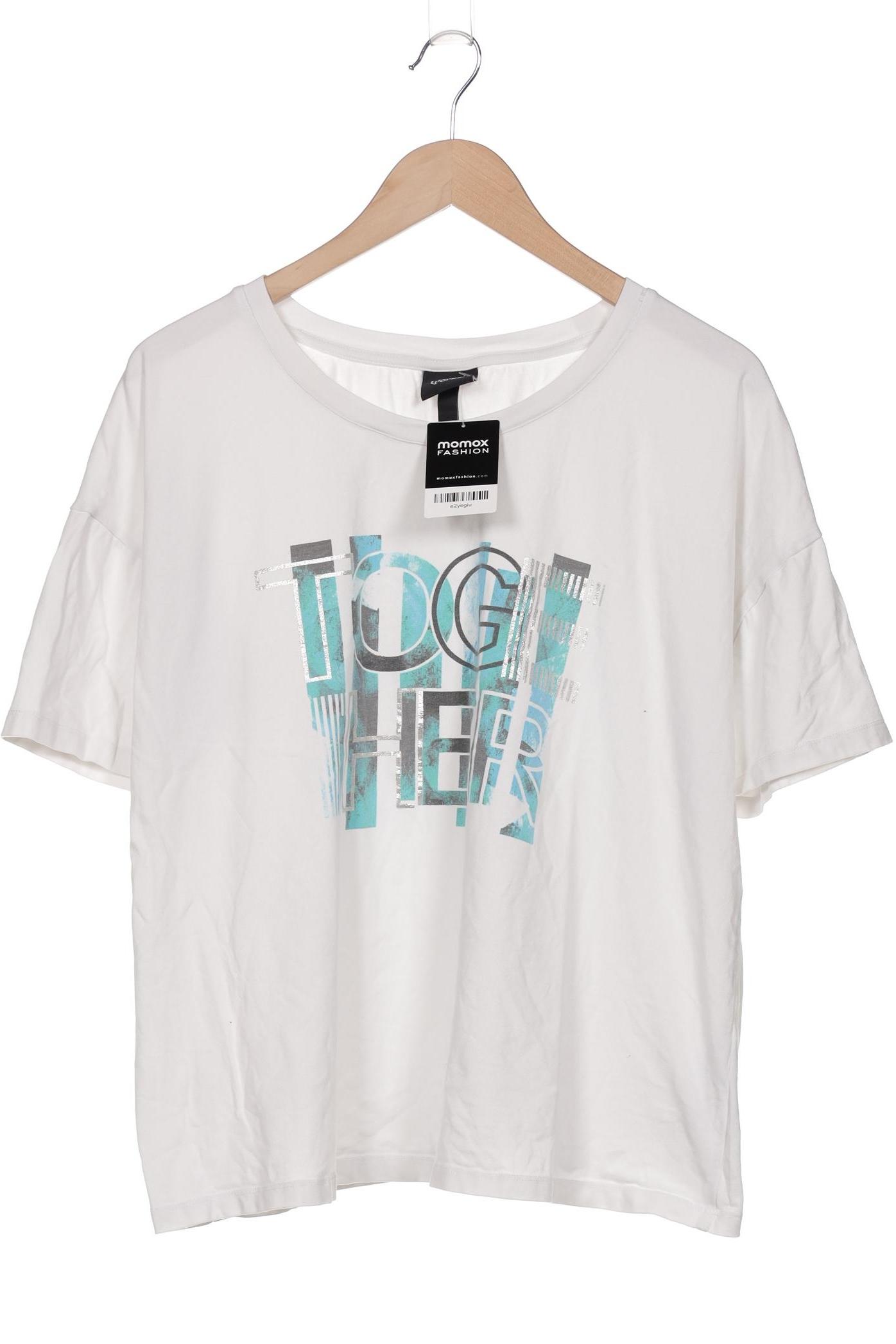

Ulla Popken Damen T-Shirt, weiß, Gr. 46