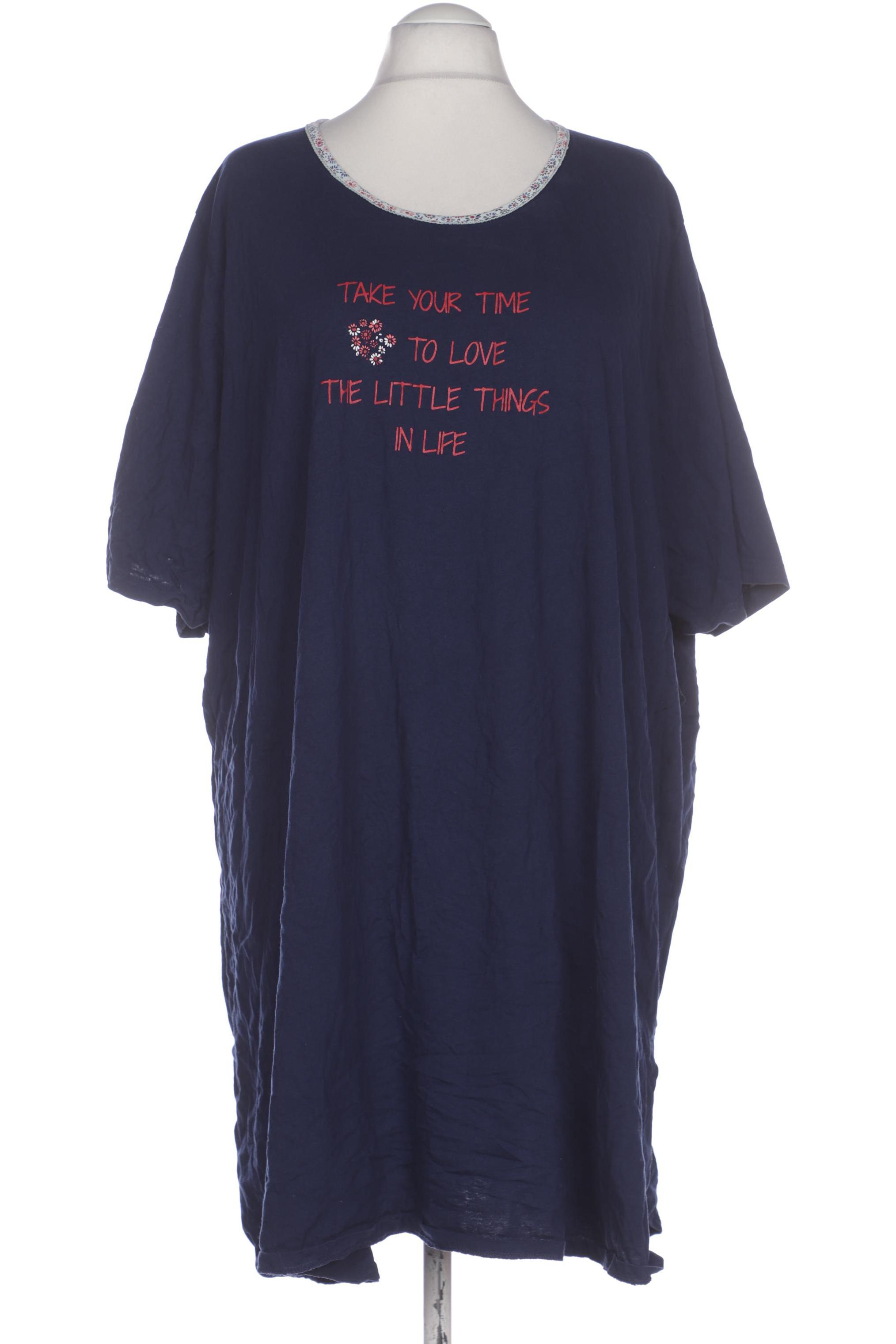 

Ulla Popken Damen T-Shirt, blau, Gr. 66