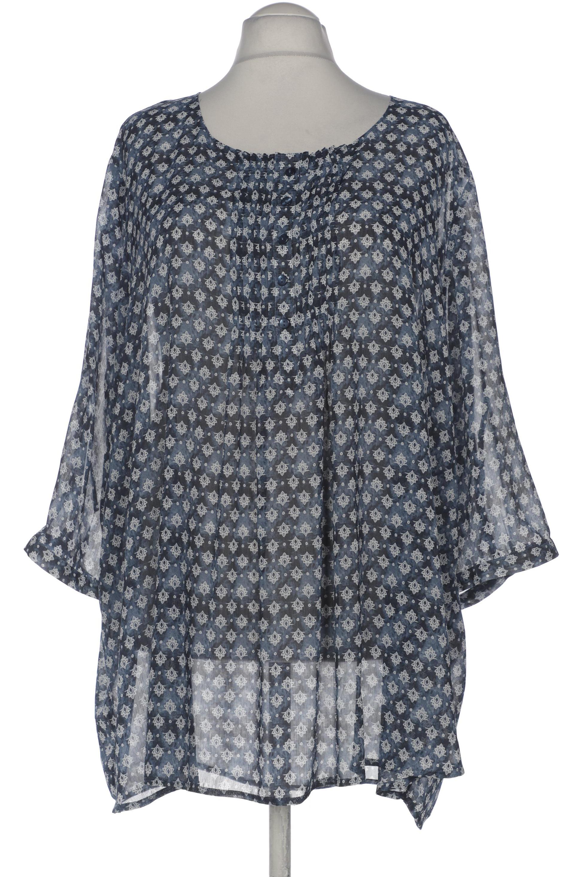 

Ulla Popken Damen Bluse, blau, Gr. 54