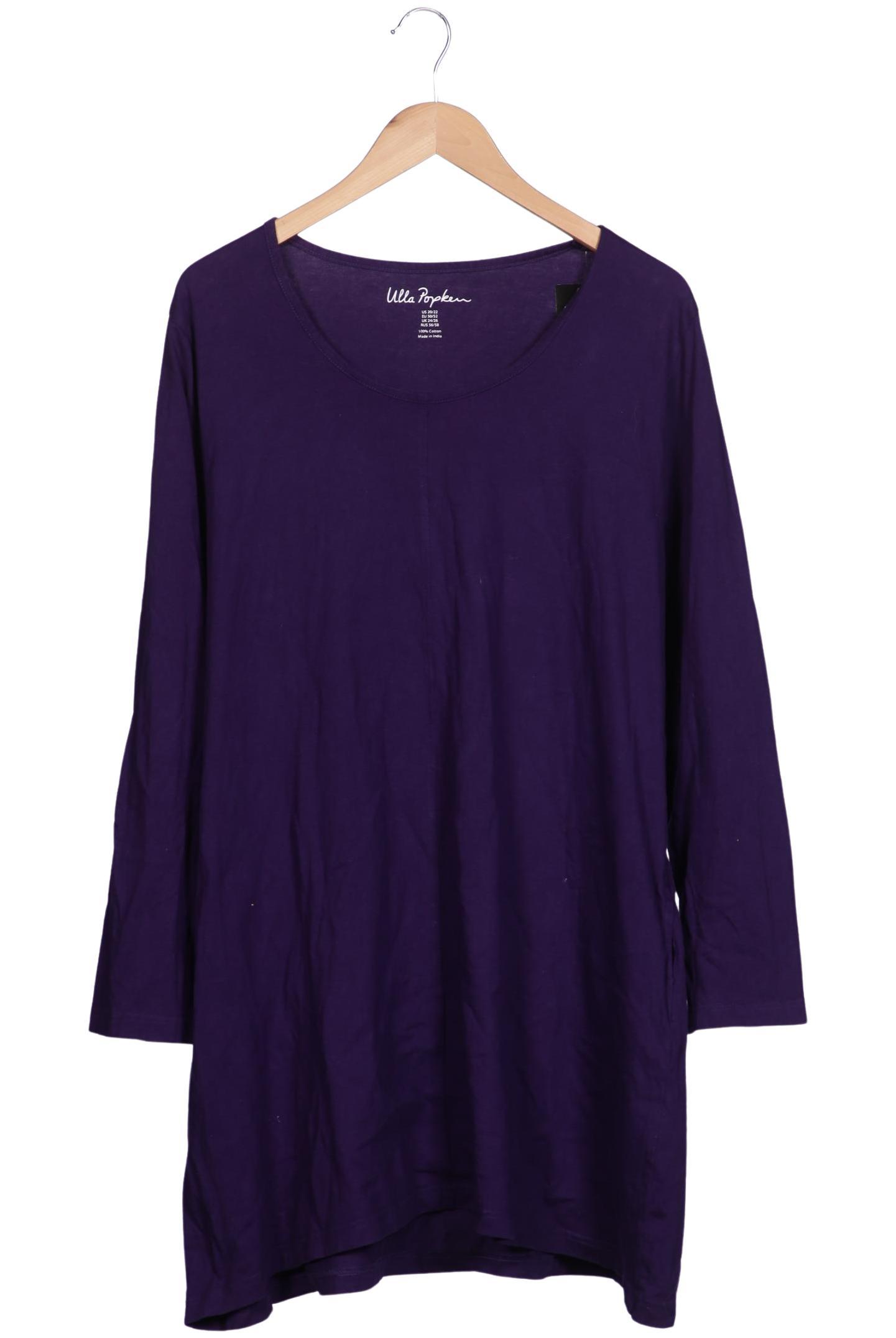 

Ulla Popken Damen Langarmshirt, flieder, Gr. 50