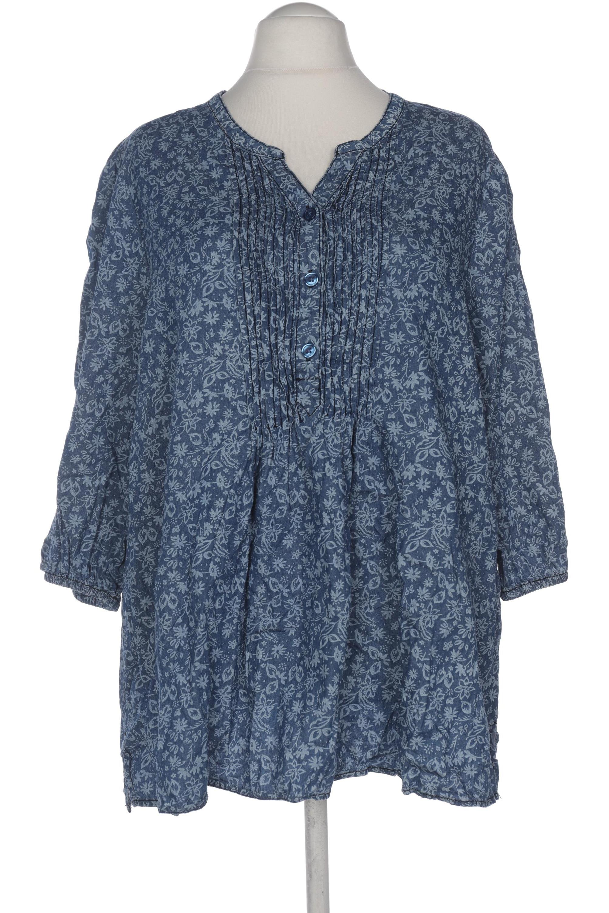 

Ulla Popken Damen Bluse, blau, Gr. 52