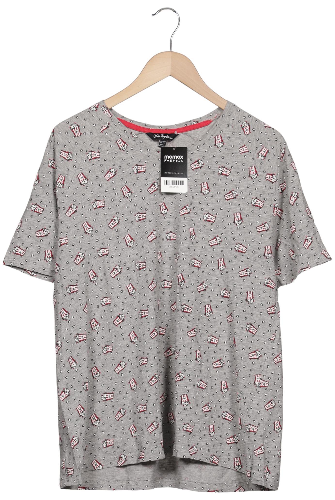 

Ulla Popken Damen T-Shirt, grau, Gr. 46