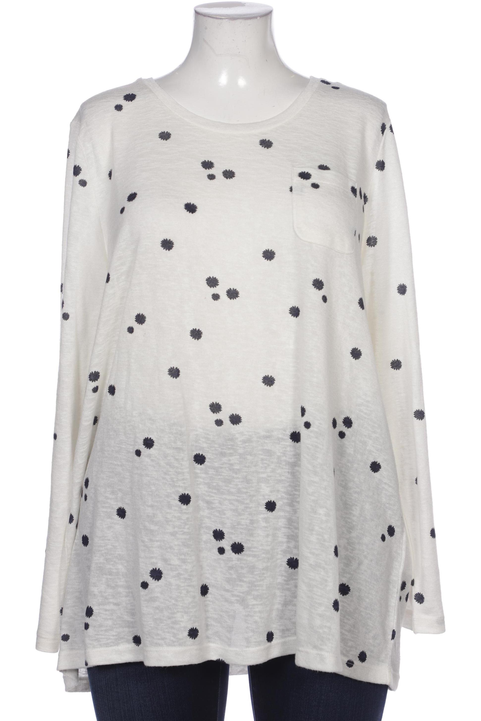 

Ulla Popken Damen Langarmshirt, cremeweiß, Gr. 50