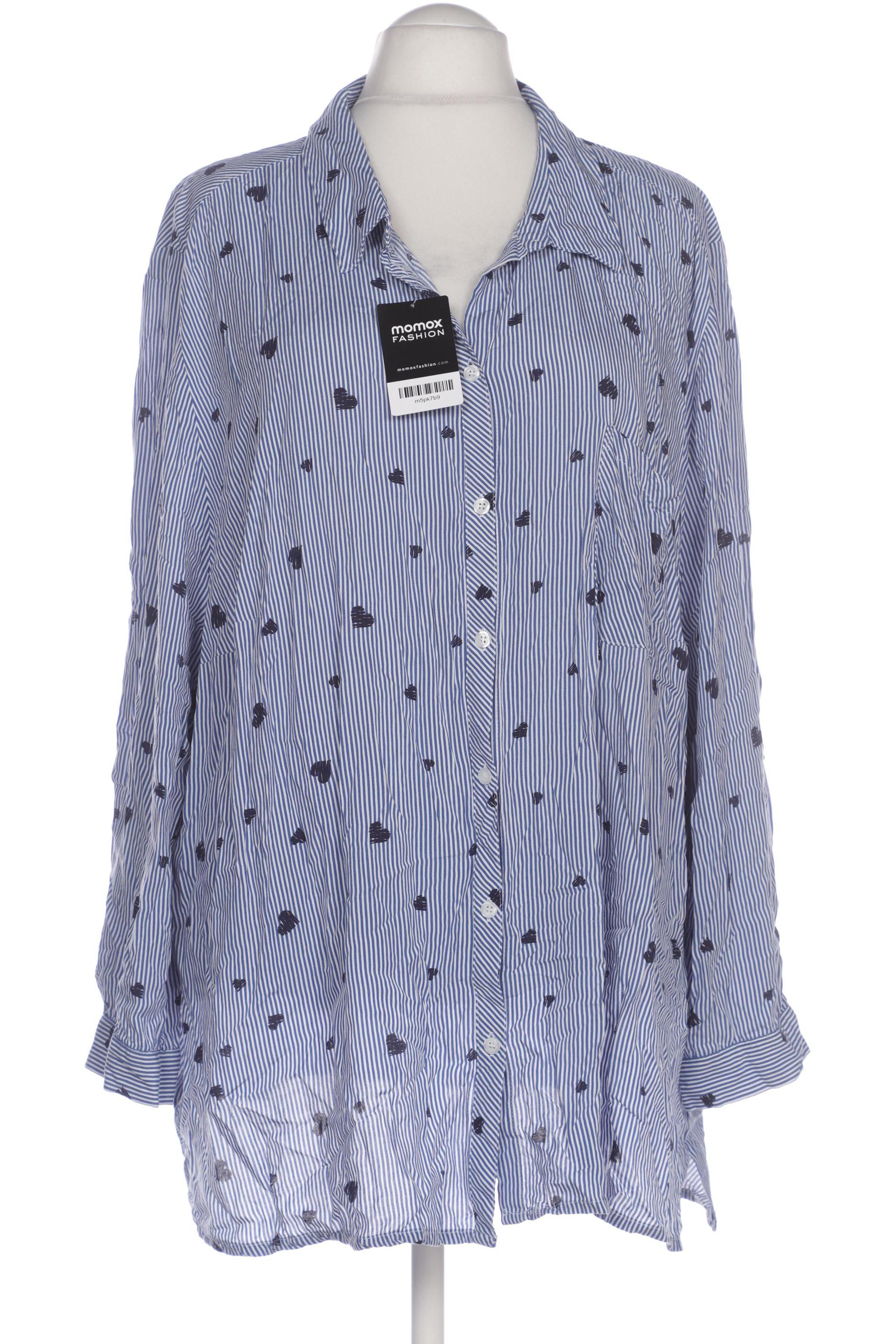 

Ulla Popken Damen Bluse, blau, Gr. 58