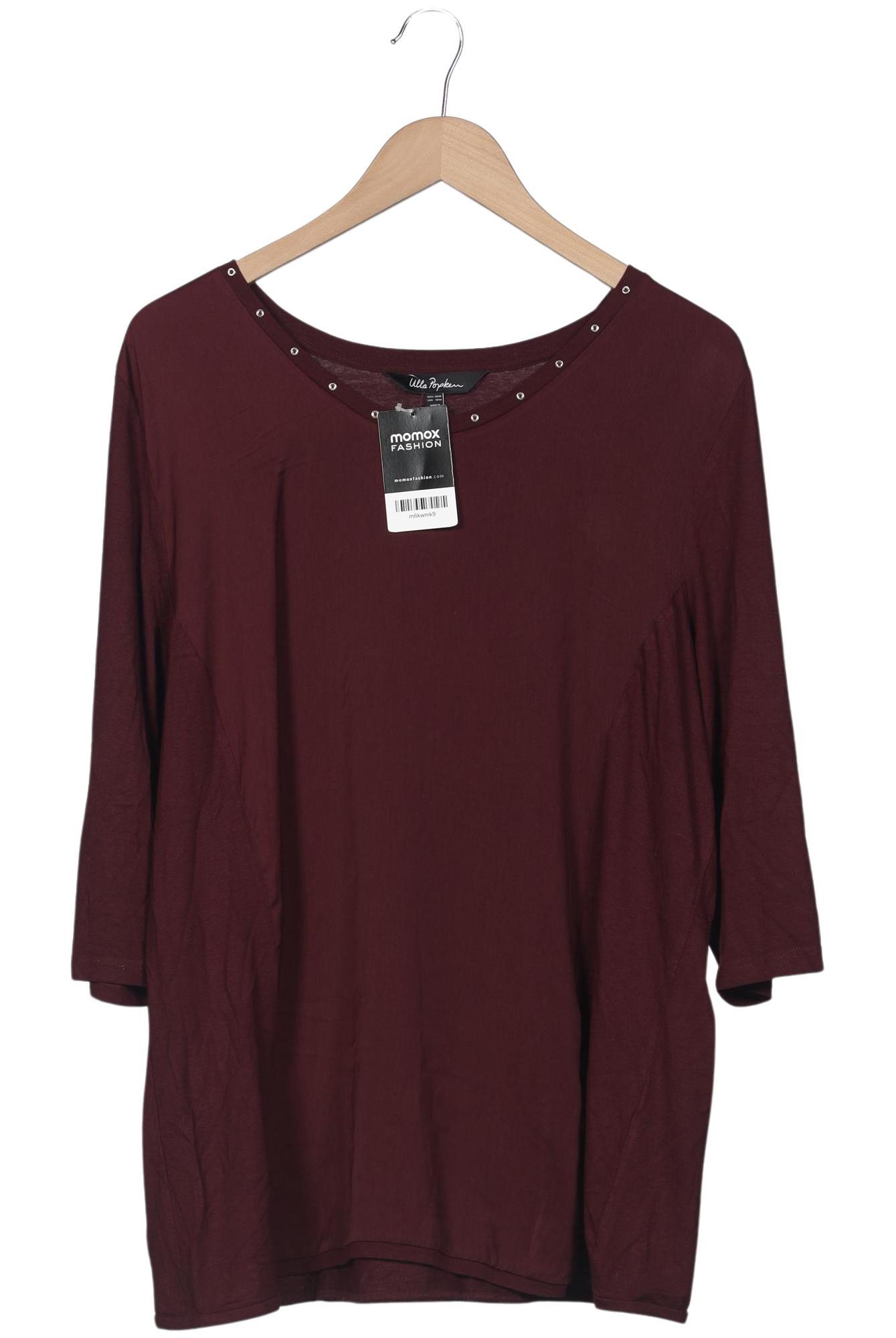 

Ulla Popken Damen Langarmshirt, bordeaux, Gr. 46