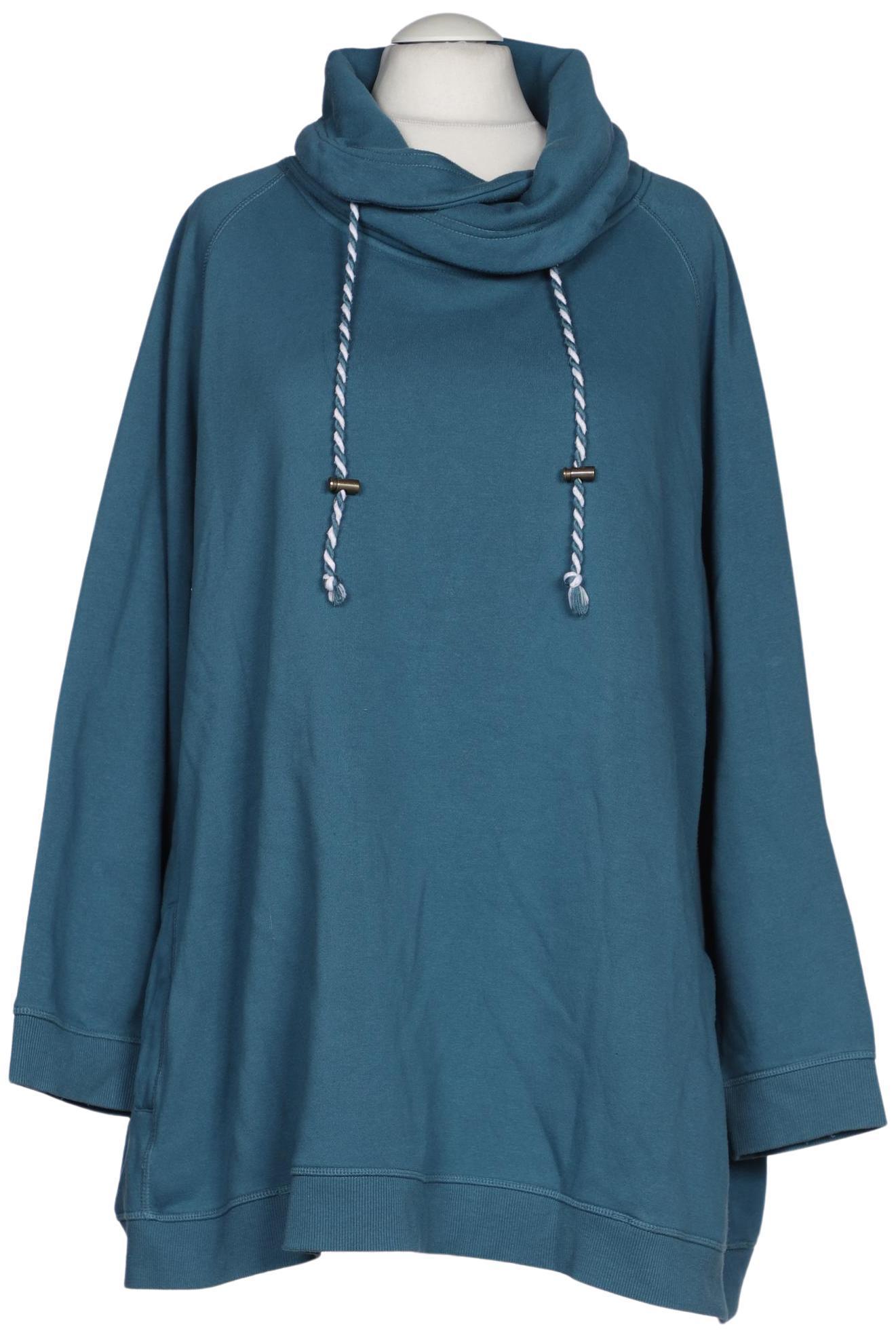 

Ulla Popken Damen Sweatshirt, türkis, Gr. 58