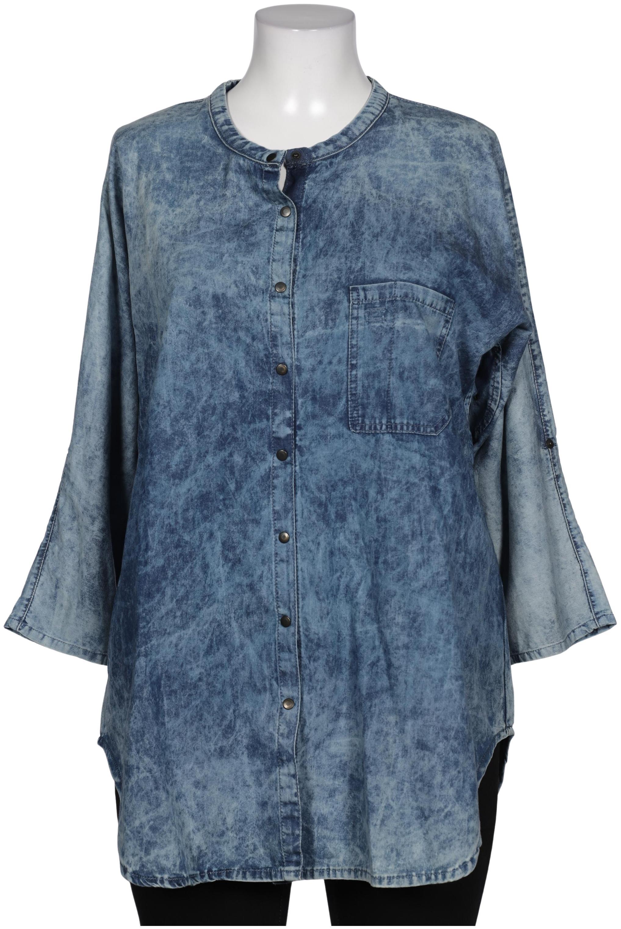

Ulla Popken Damen Bluse, blau, Gr. 46