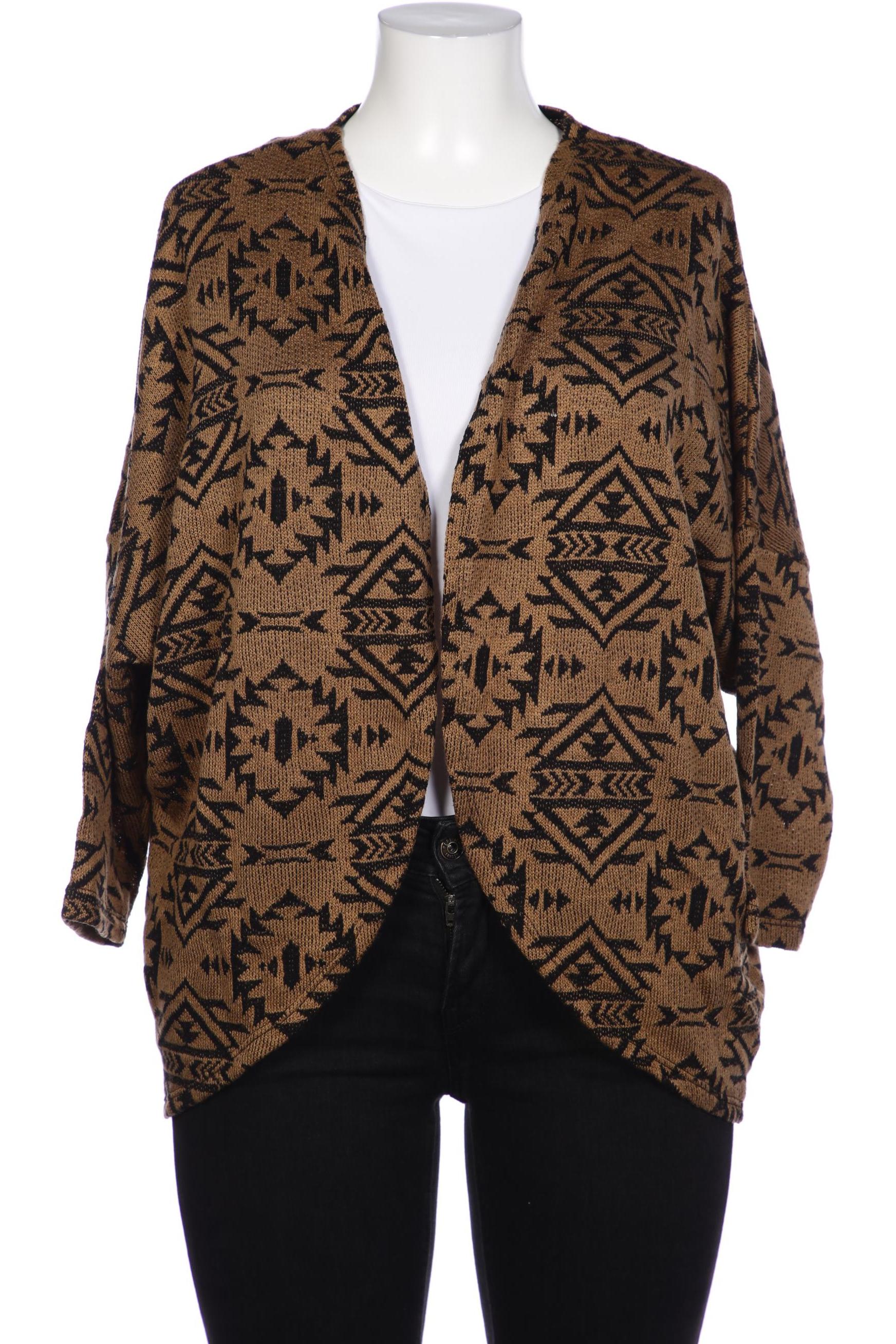 

Ulla Popken Damen Strickjacke, beige, Gr. 42