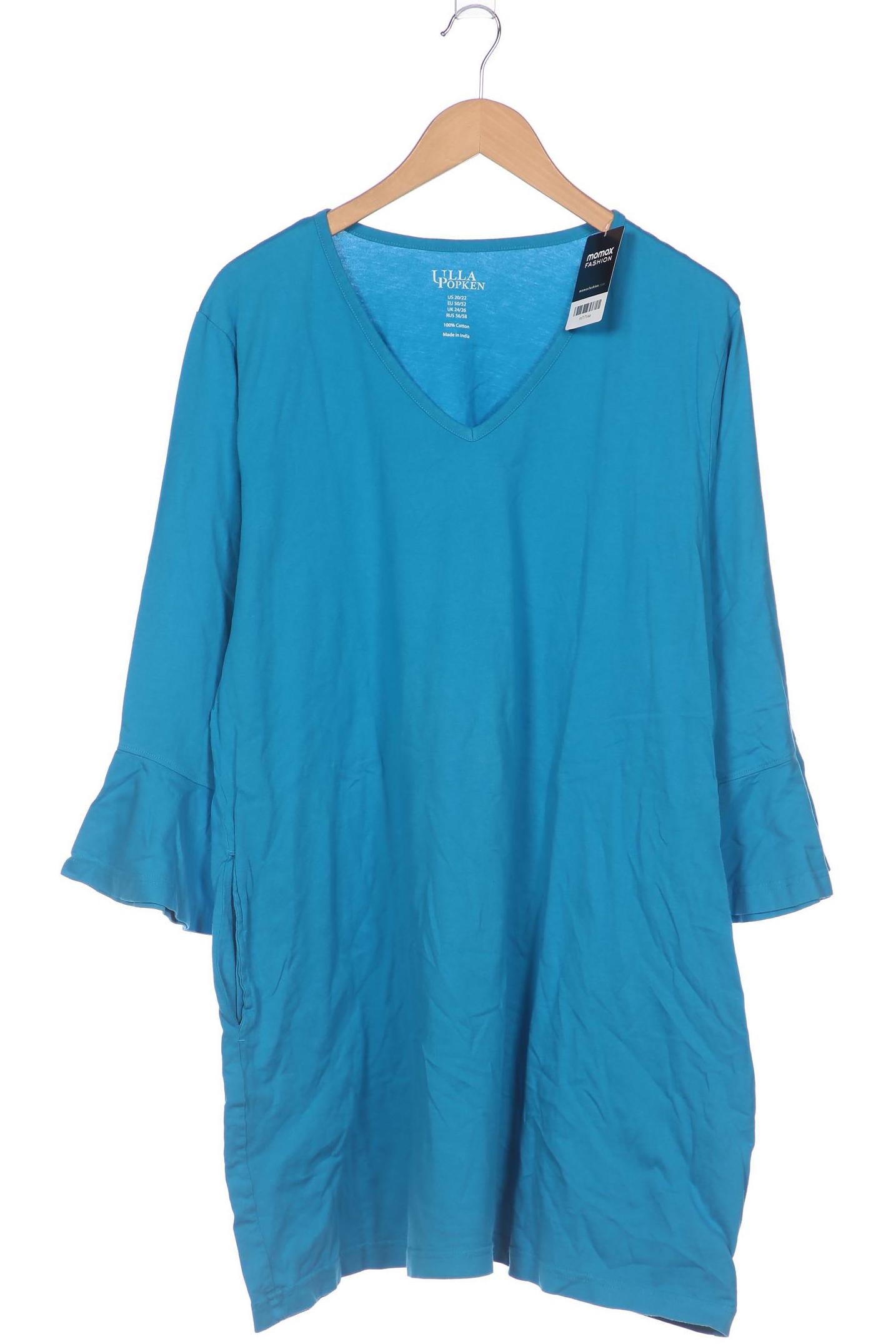 

Ulla Popken Damen Langarmshirt, blau, Gr. 50