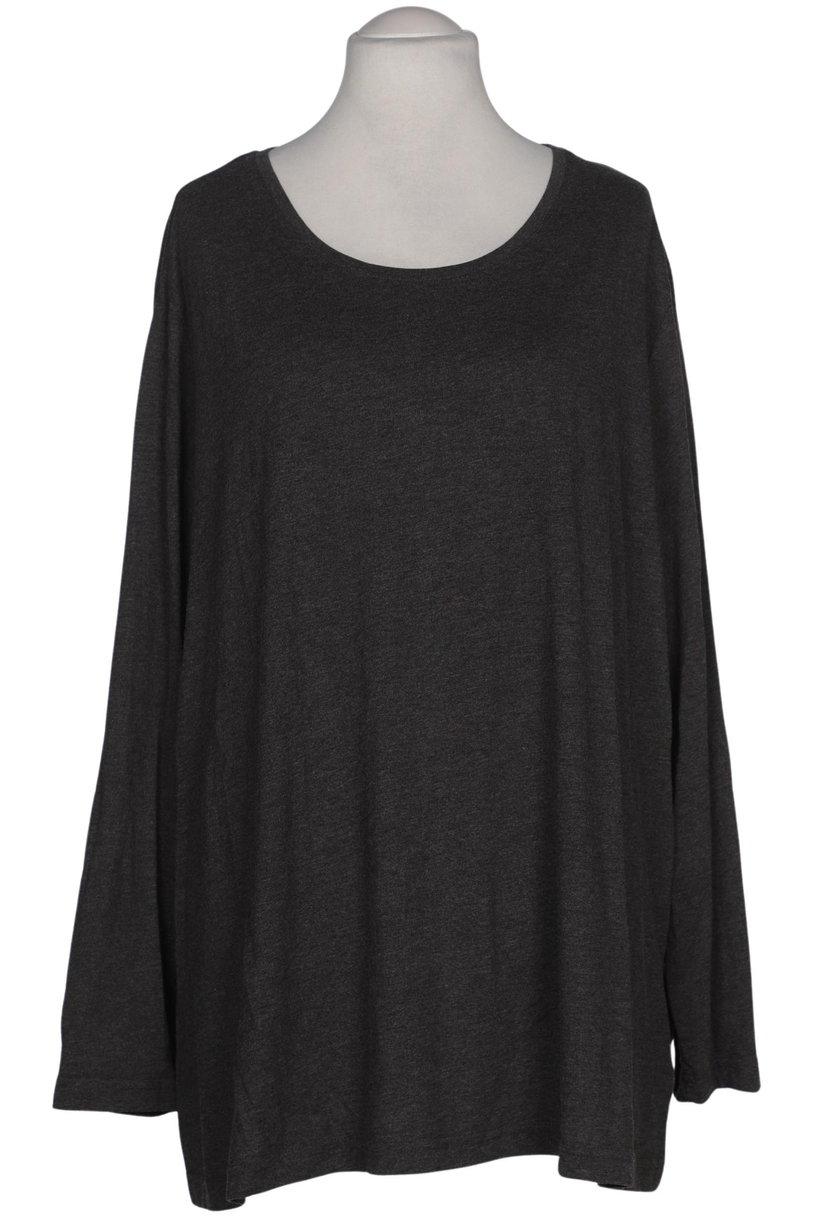 

Ulla Popken Damen Langarmshirt, grau, Gr. 58