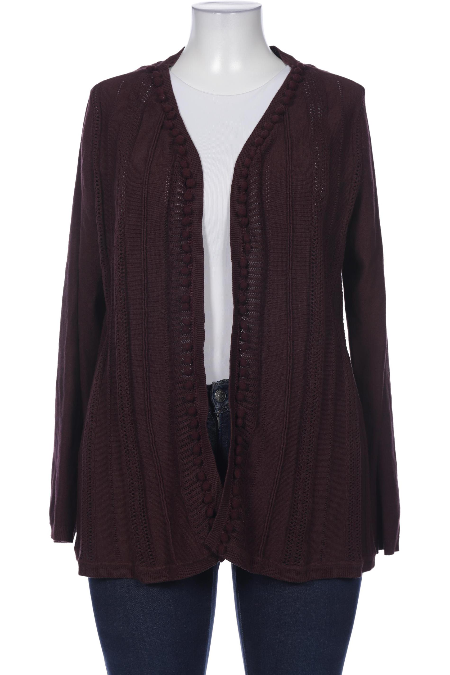 

Ulla Popken Damen Strickjacke, bordeaux