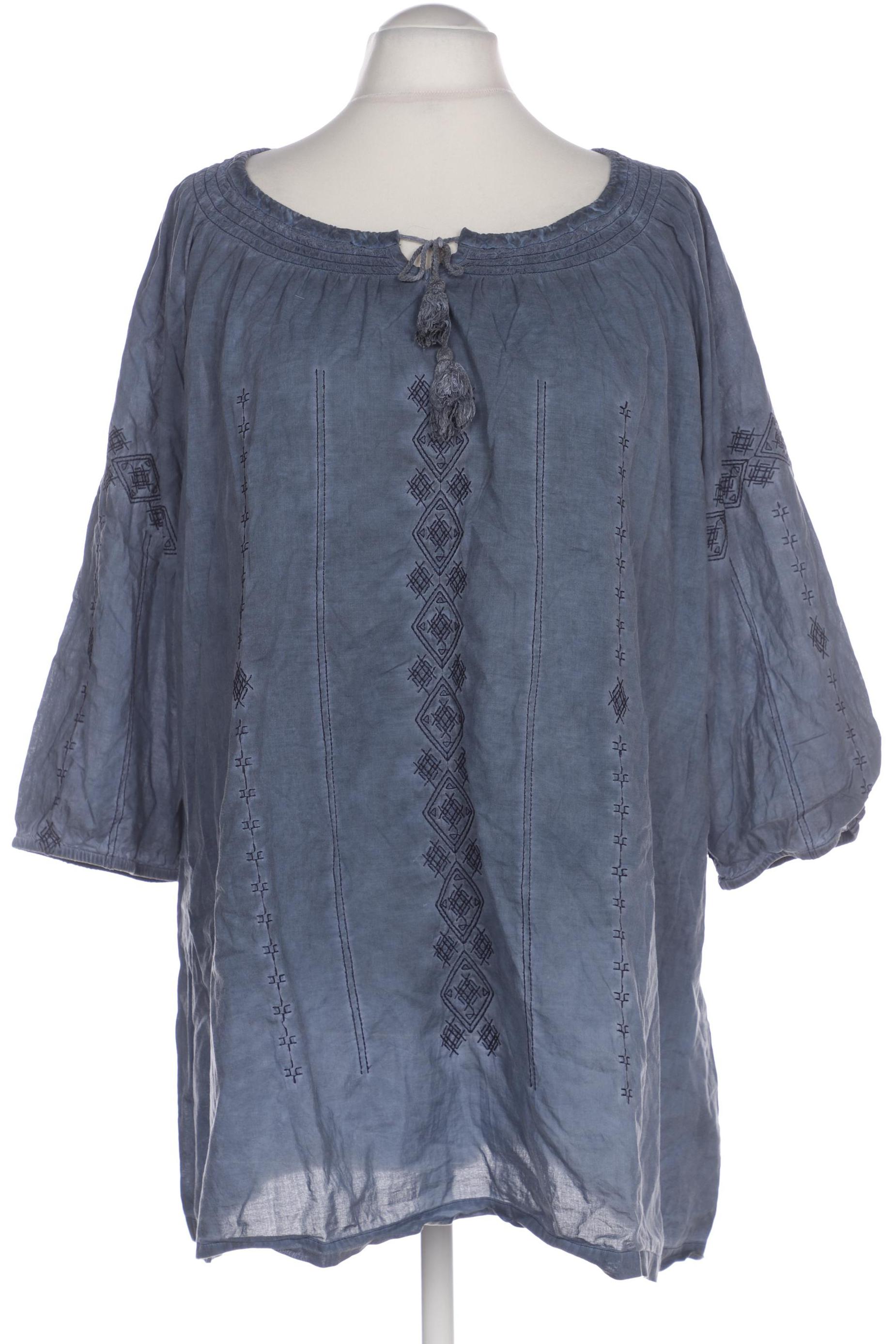 

Ulla Popken Damen Bluse, blau, Gr. 54