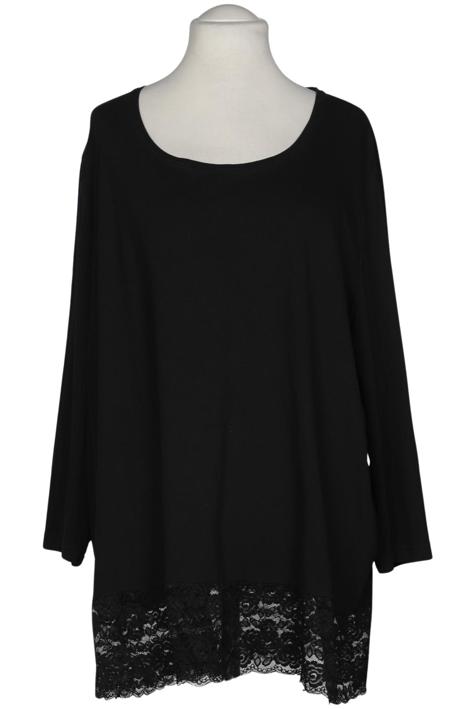 

Ulla Popken Damen Langarmshirt, schwarz, Gr. 58