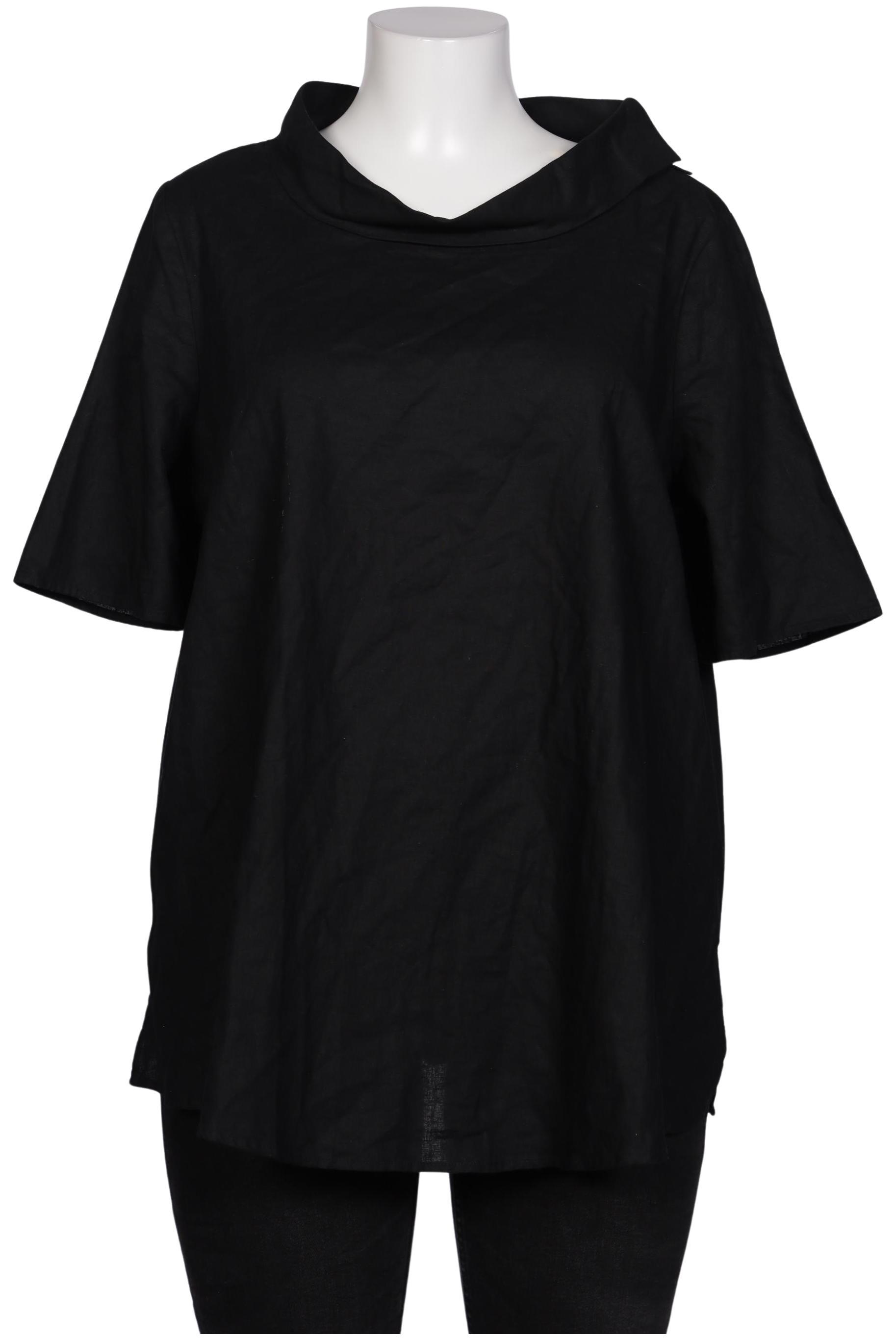 

Ulla Popken Damen Bluse, schwarz, Gr. 46